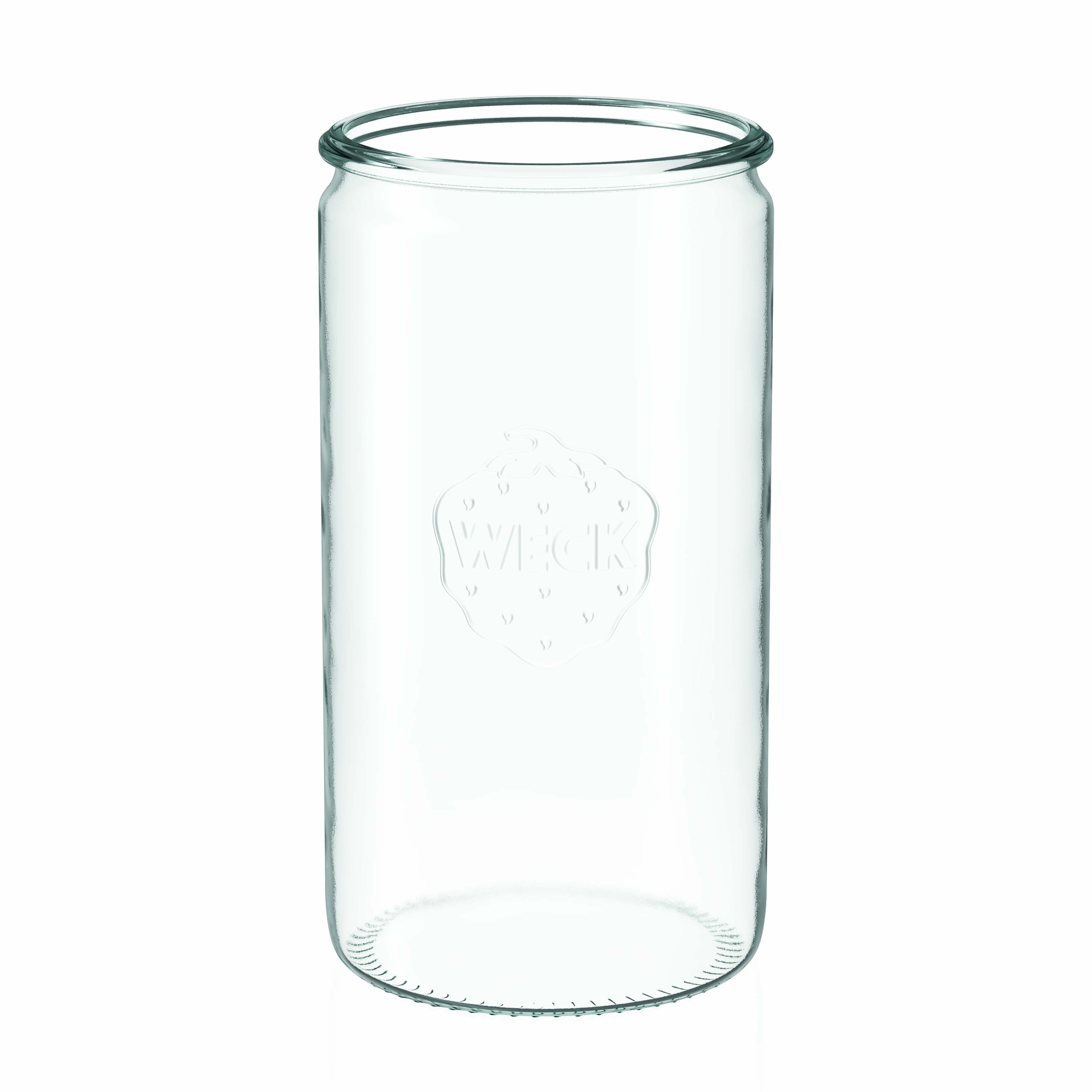 1.575 ml WECK Silindir Camı, Ağız: Yuvarlak Kenar