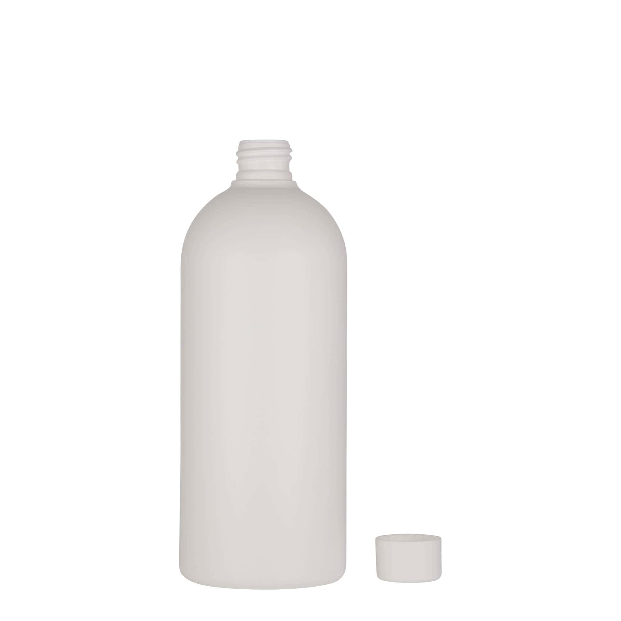 500 ml plastik şişe 'Tuffy', HDPE, beyaz, ağız: 24/410