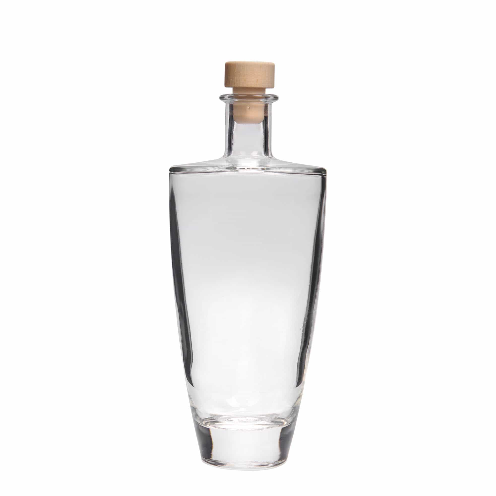 500 ml cam şişe 'Vanessa', oval, ağız: mantar