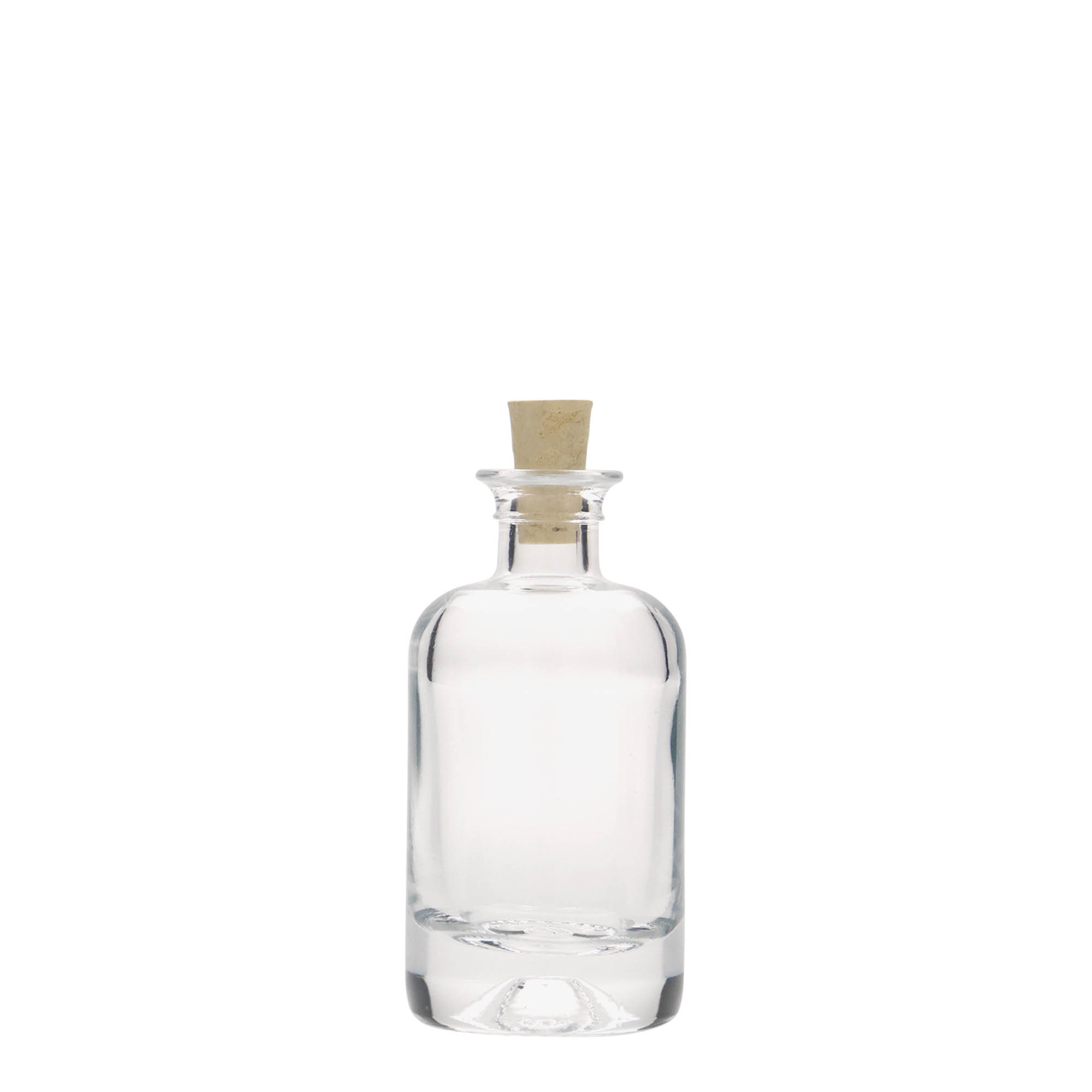 40 ml eczacı cam şişesi, ağız: mantar