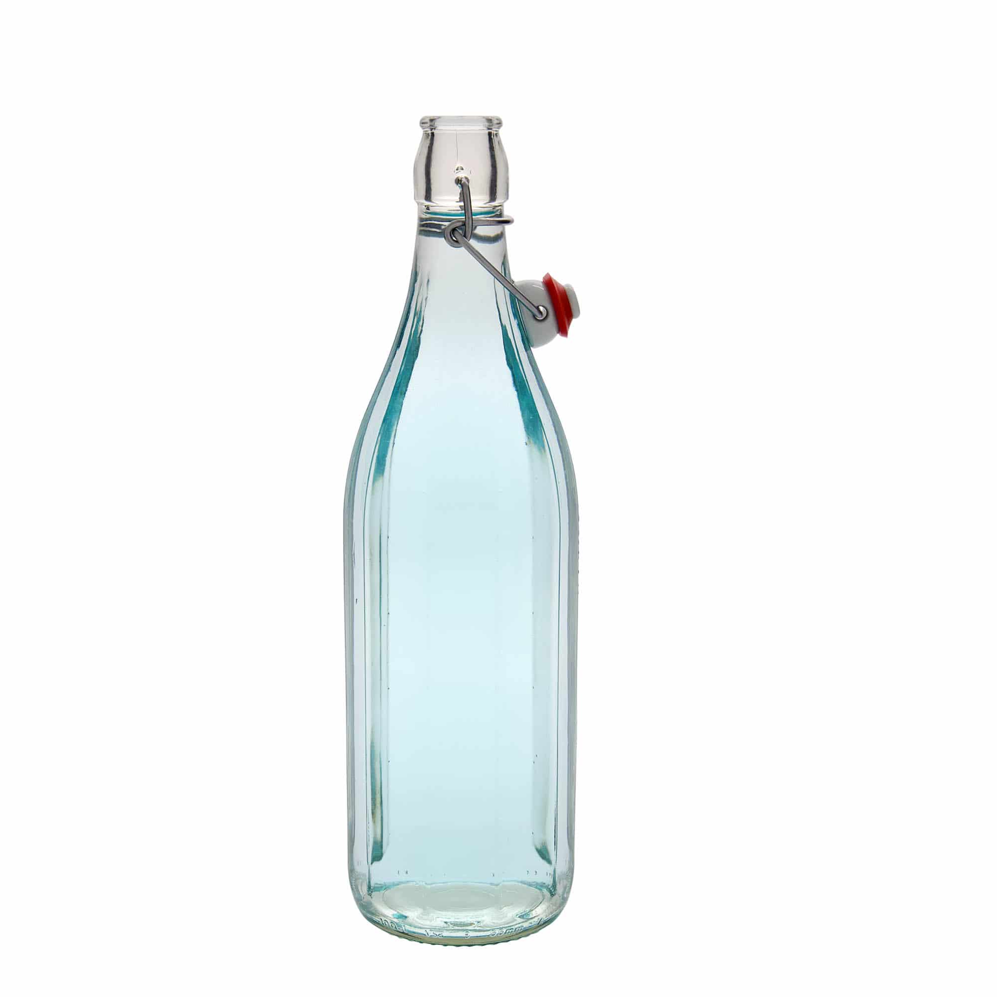 1.000 ml cam şişe 'Bravo' #, ongen, ağız: mandallı kapak