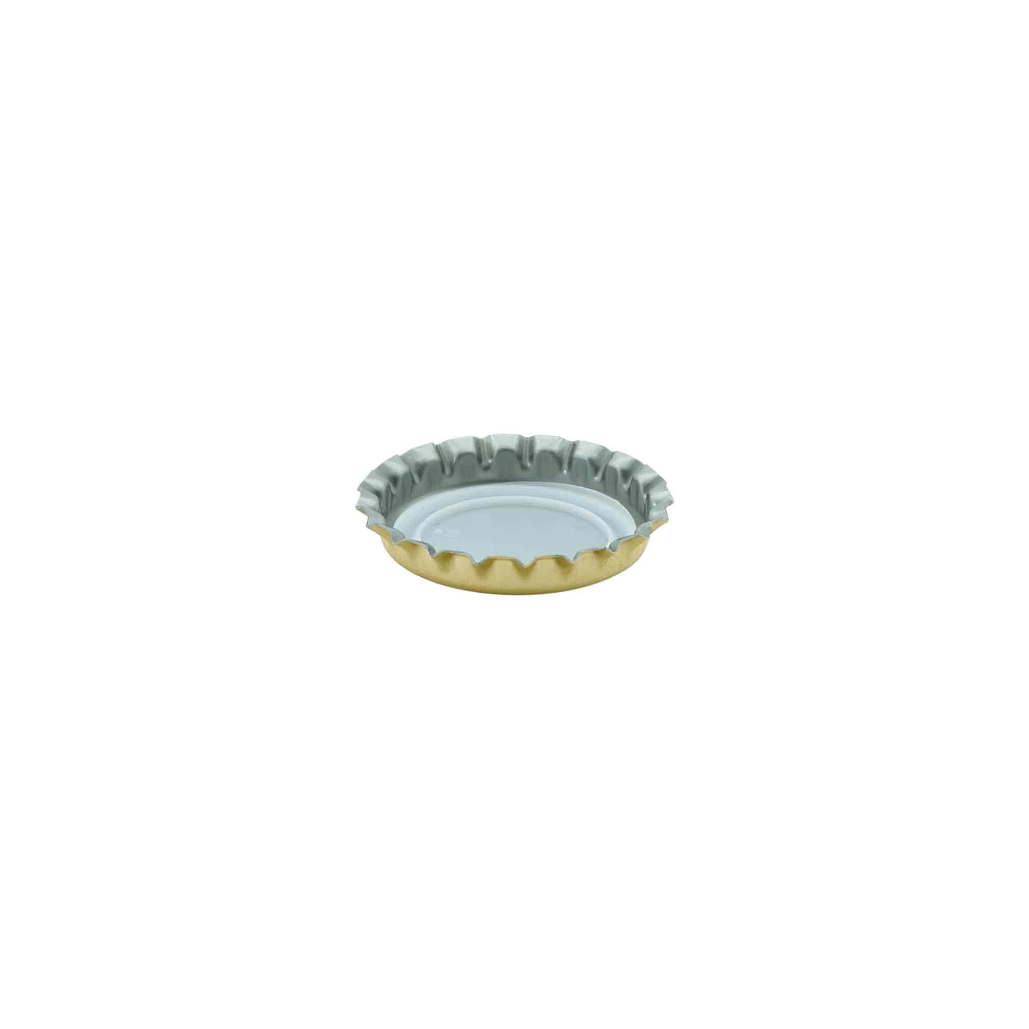 26 mm Metal, altın renkli şişe kapağı