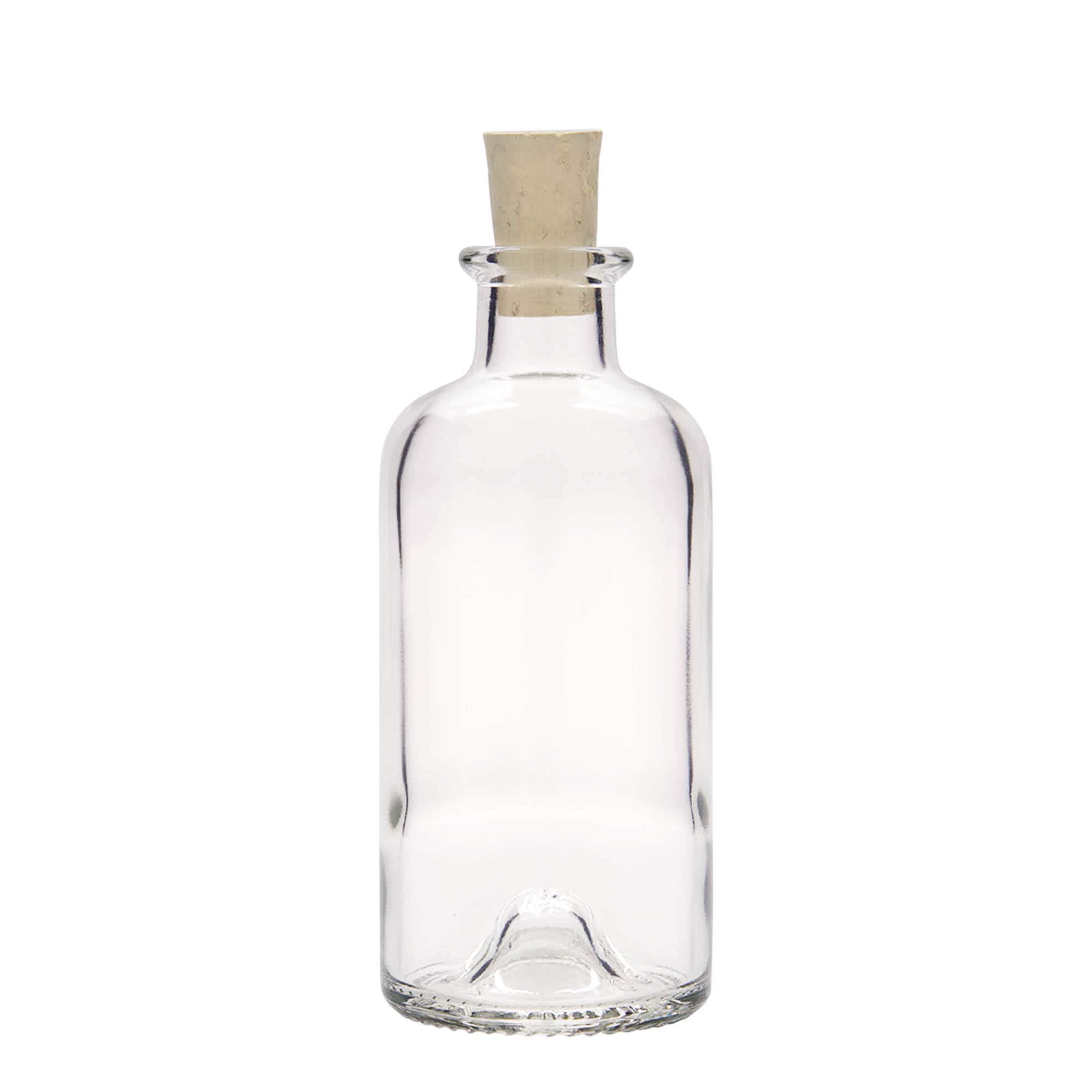 200 ml Cam Şişe Eczacı, Ağız: Mantar