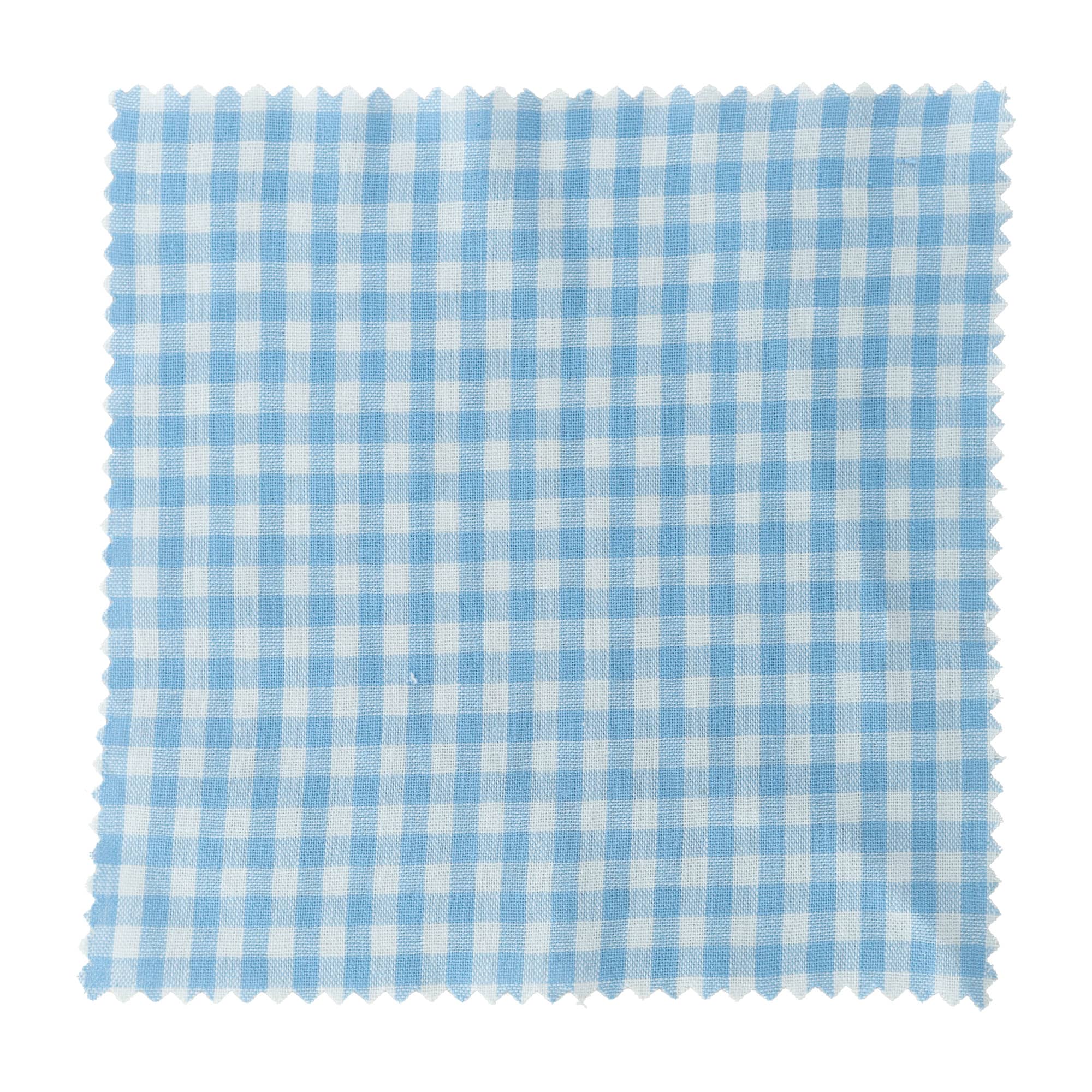 Kareli kumaş peçete 15x15, kare, tekstil, açık mavi, ağız: TO58-TO82