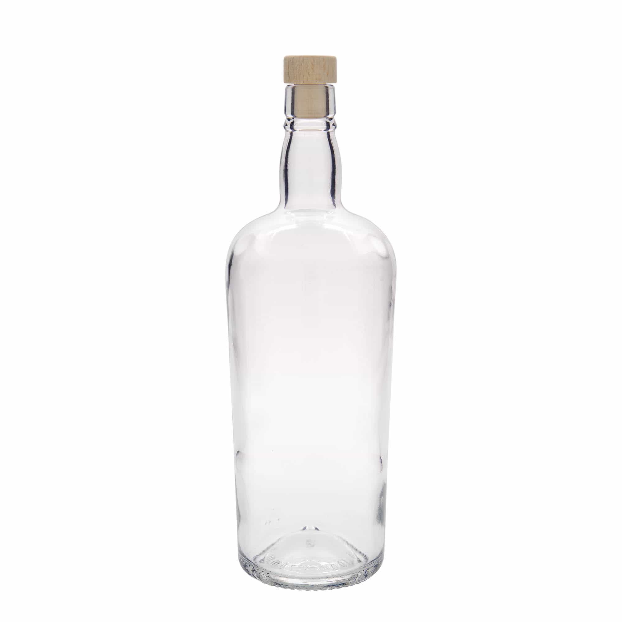 1000 ml Cam Şişe 'Edinburgh', Ağız: Mantar