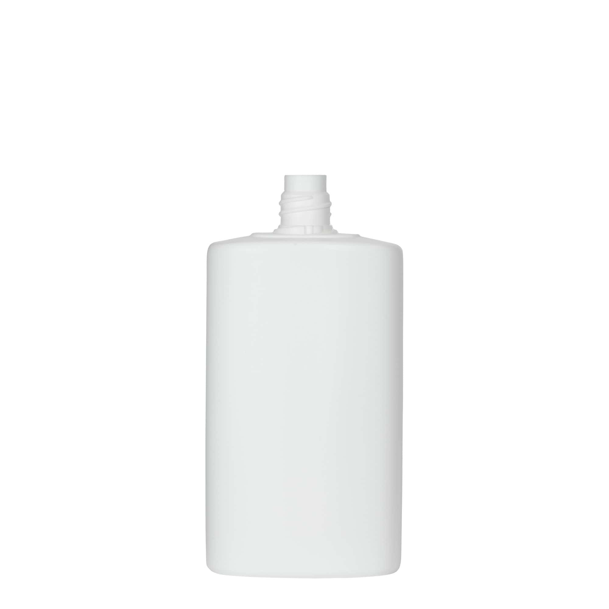 250 ml plastik şişe 'Indy', oval, HDPE, beyaz, ağız: vidalı kapak