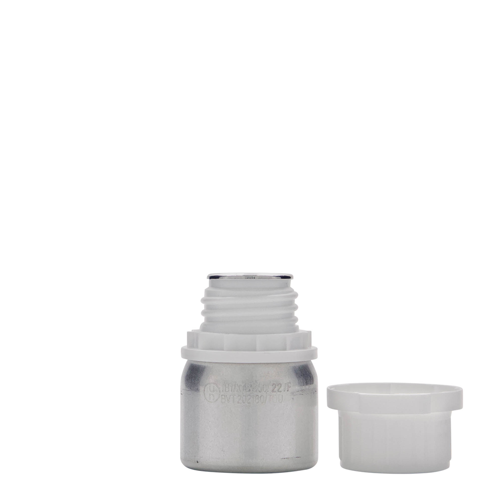 50 ml Alüminyum şişe, metal, gümüş, ağız: DIN 32 50 ml Alüminyum şişe, metal, gümüş, ağız: DIN 32