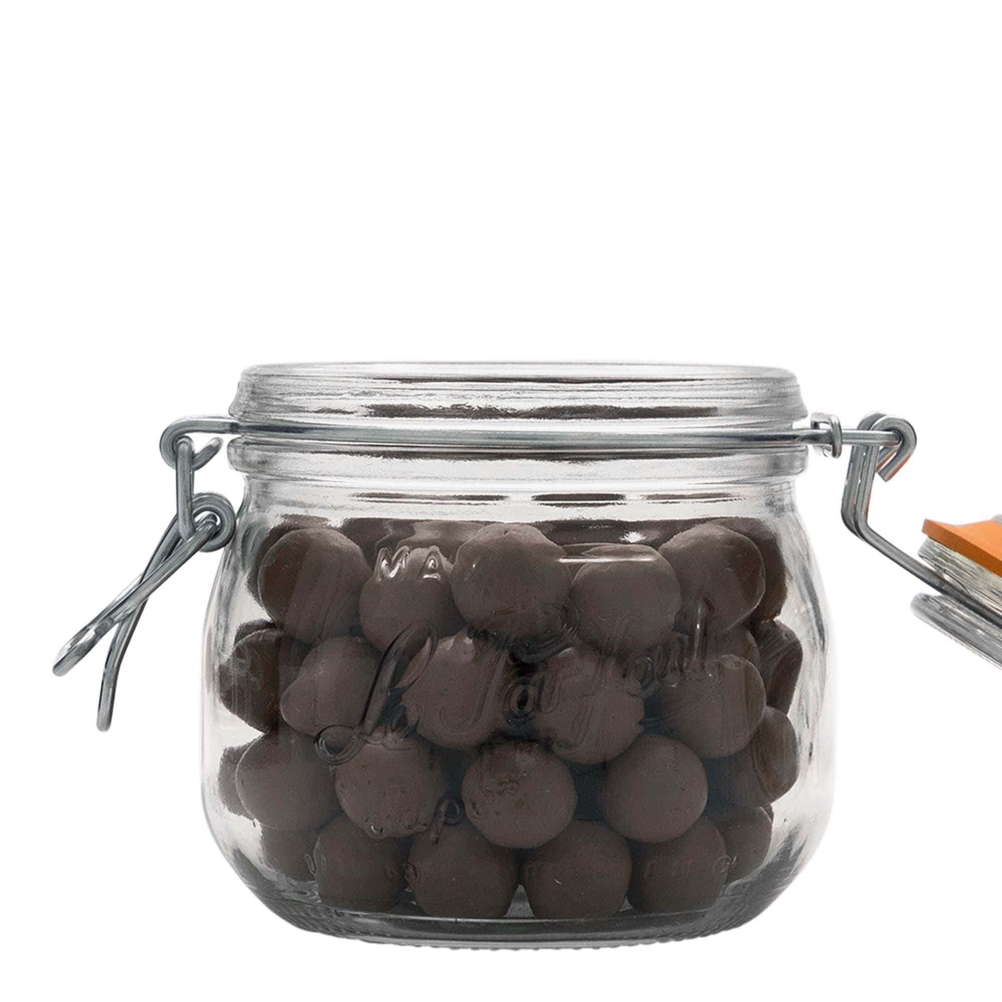 500 ml Tel Mandallı Kavanoz 'Le Parfait Super Bocal', Ağız: Tel Mandallı Kapatma