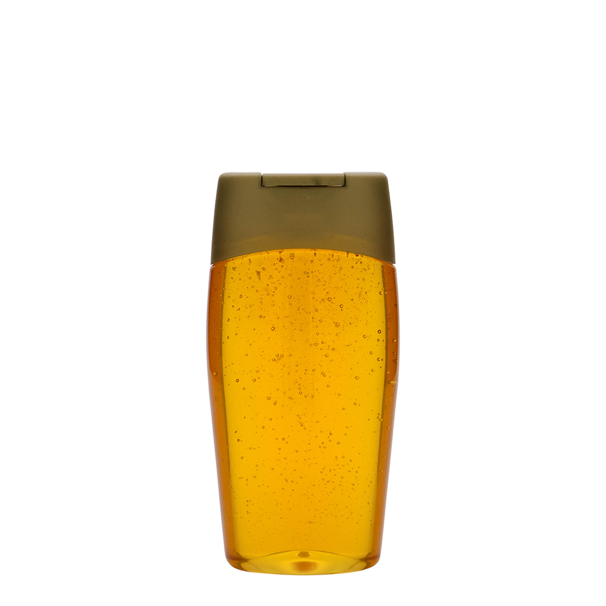 200 ml PET Şişe 'Sıkılabilir', oval, plastik