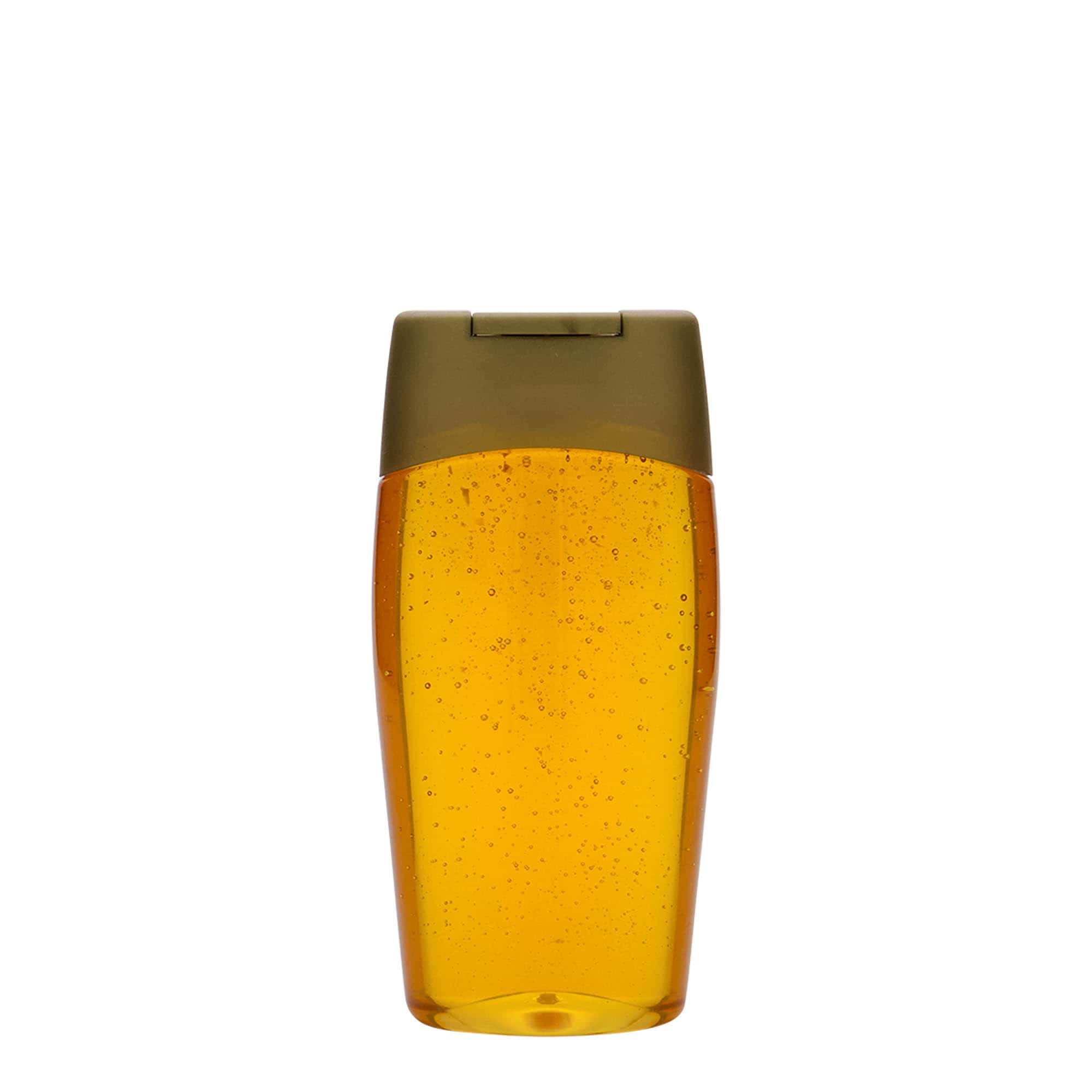 200 ml PET Şişe 'Sıkılabilir', oval, plastik