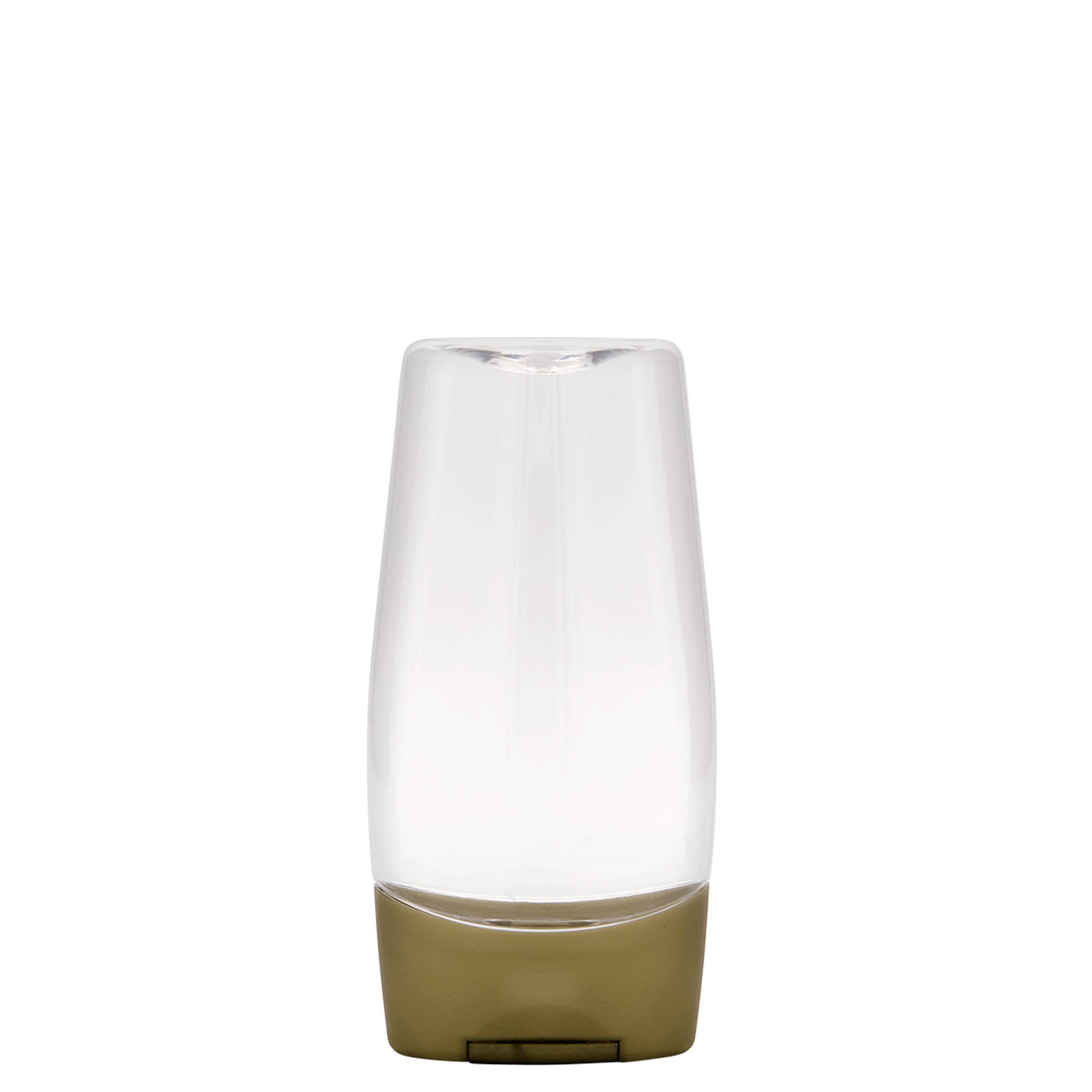 200 ml PET Şişe 'Sıkılabilir', oval, plastik