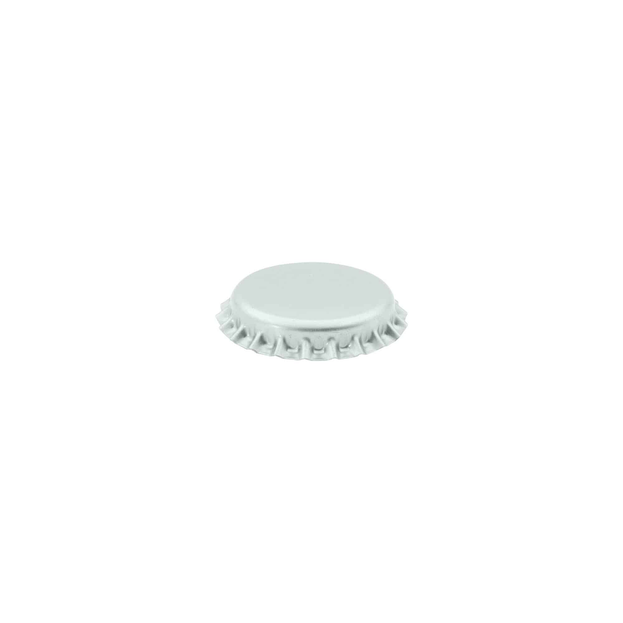26 mm metal gümüş şişe kapağı