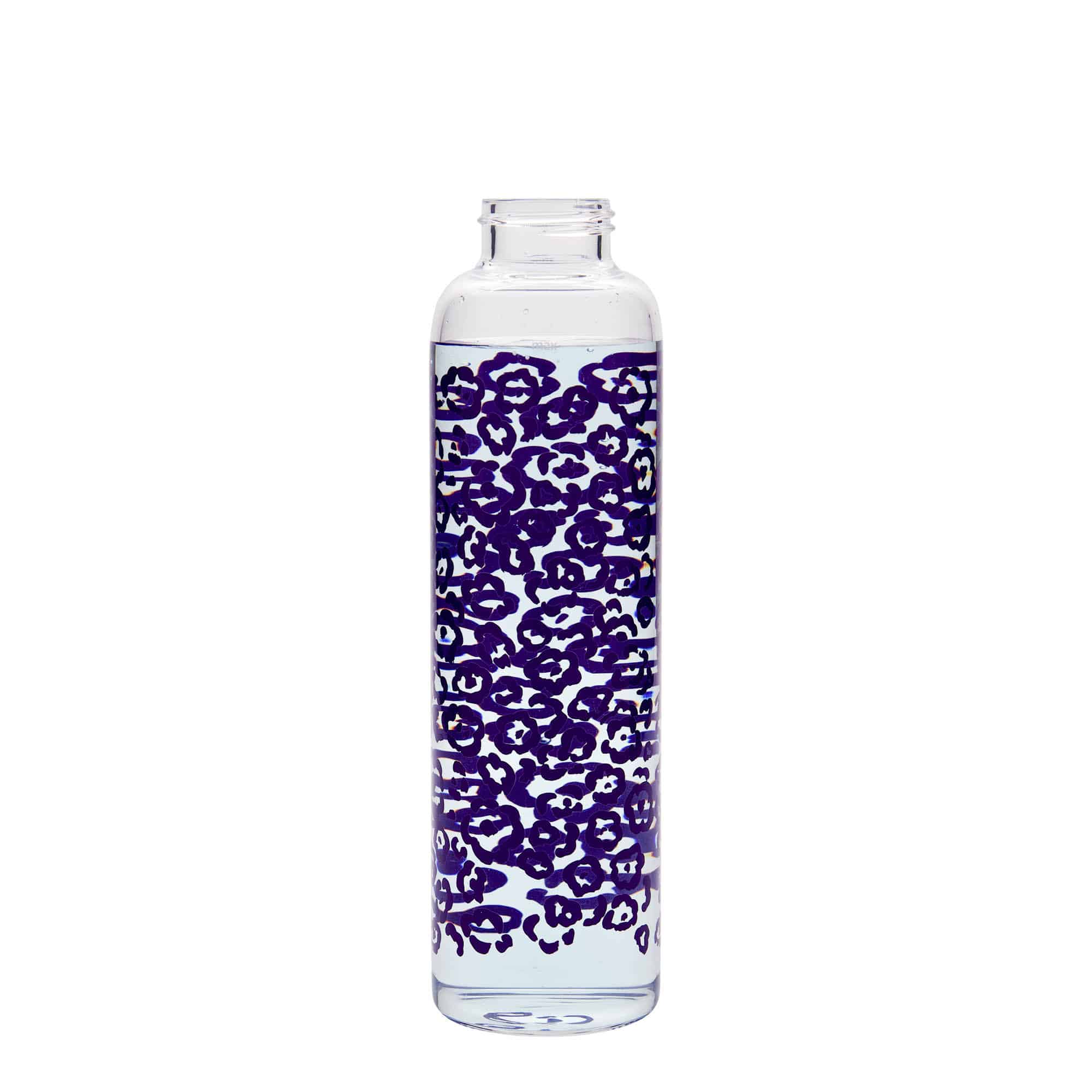 500 ml Su Şişesi 'Perseus - Mor Çiçekler', Ağız: Vidalı Kapak