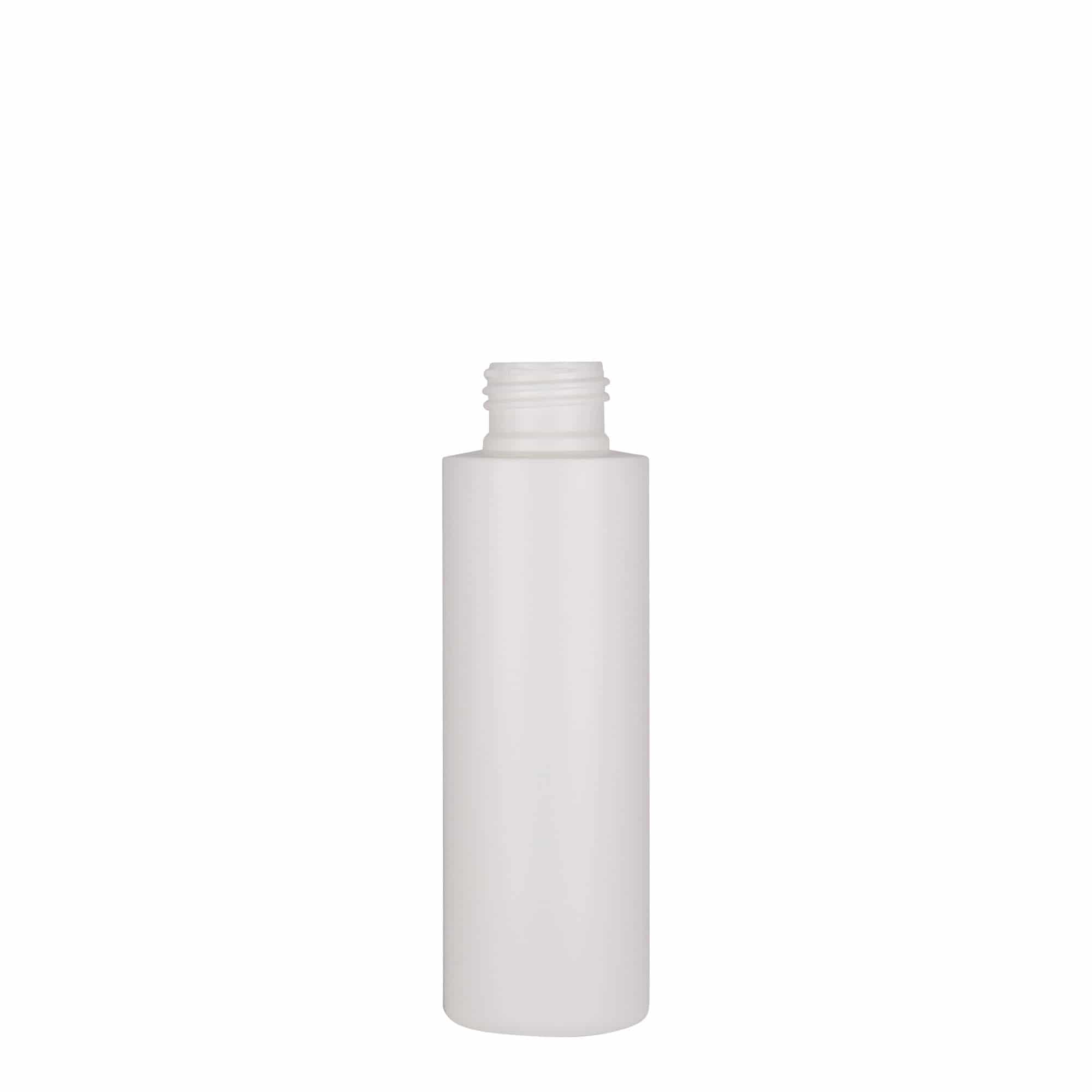 100 ml plastik şişe 'Pipe', HDPE, beyaz, ağız: 24/410