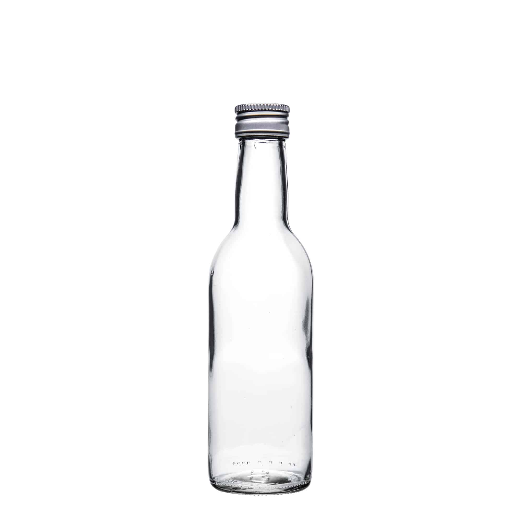 250 ml Cam şişe 'Bordeaux', Ağız: PP 28