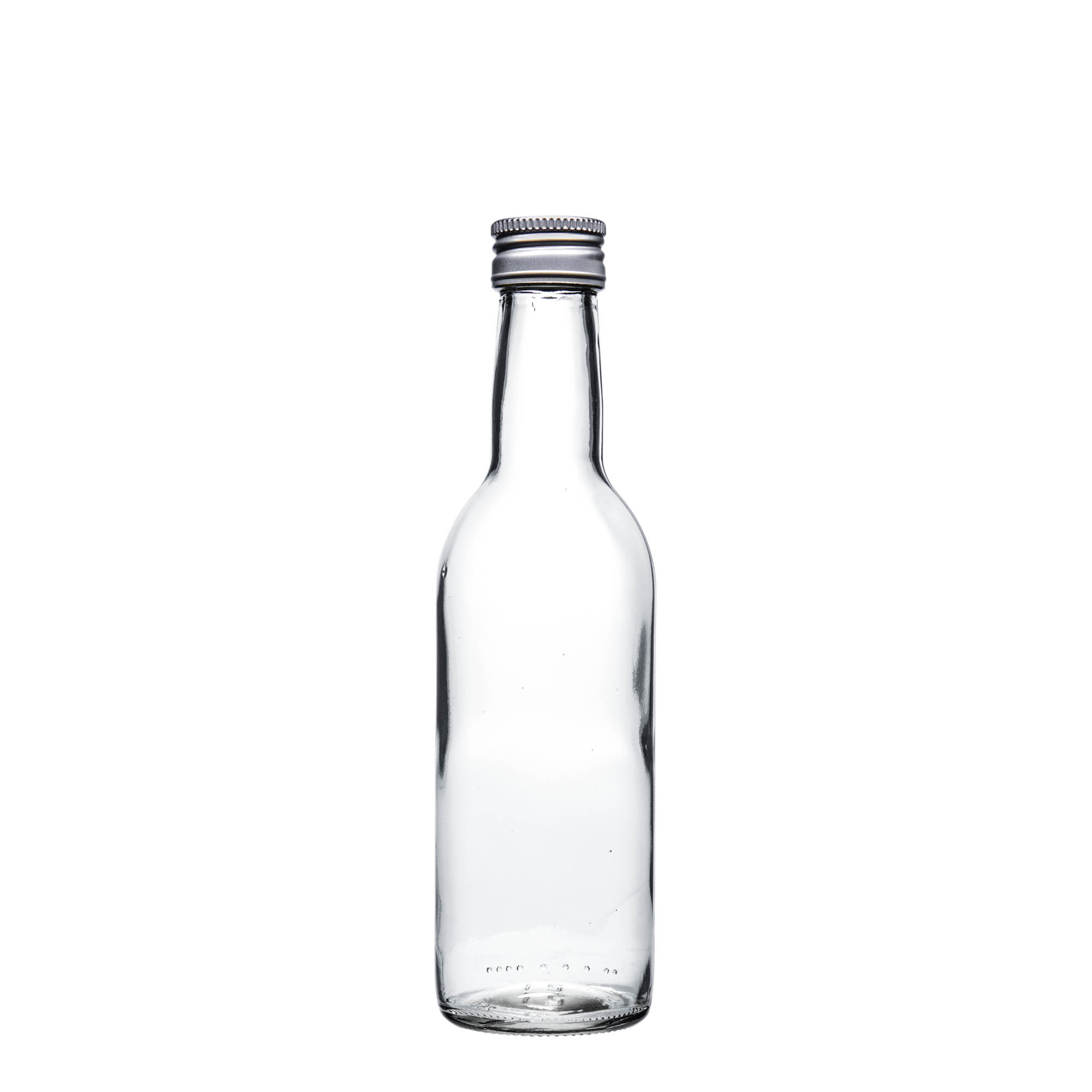 250 ml Cam şişe 'Bordeaux', Ağız: PP 28