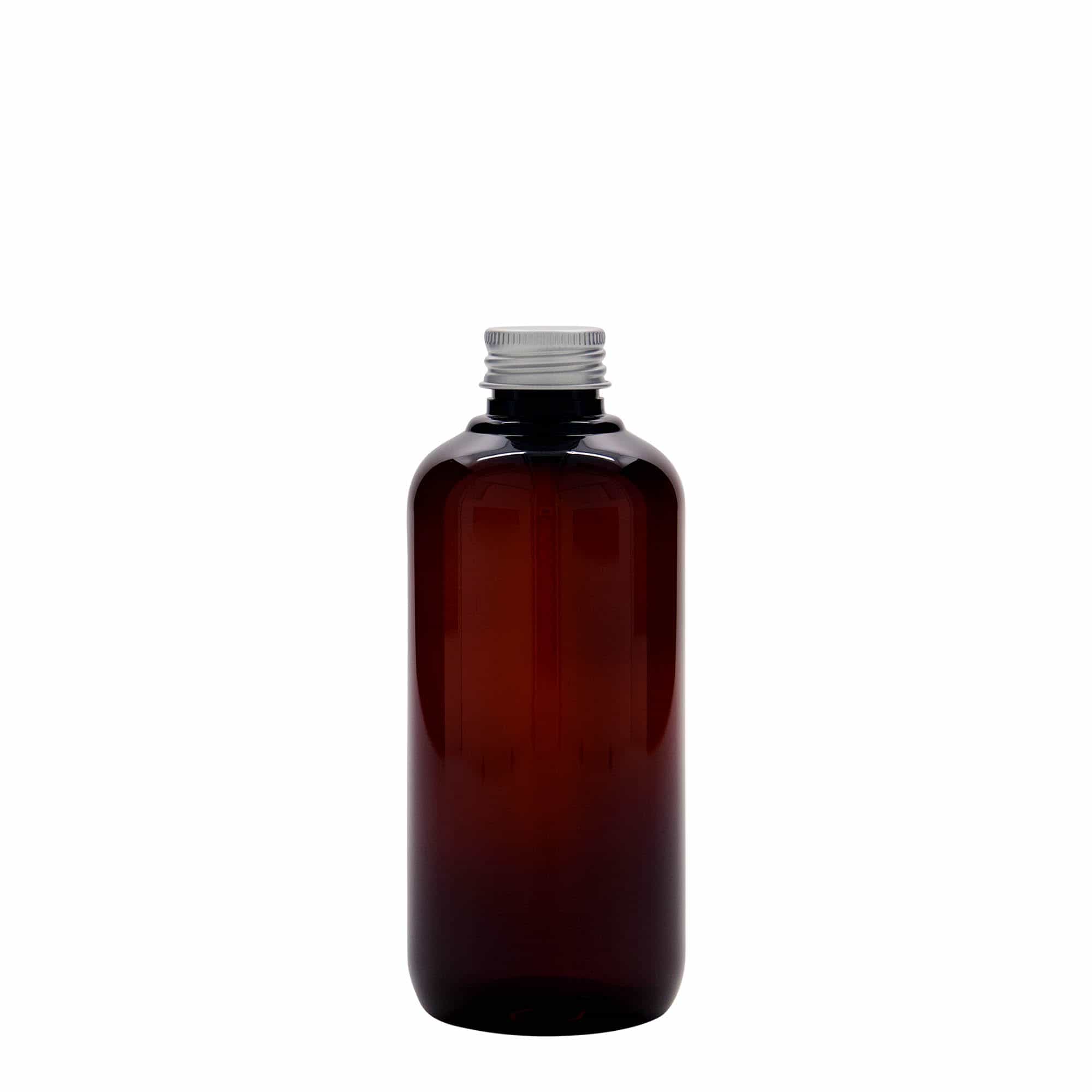 250 ml Geri Dönüştürülmüş Plastik Şişe 'Victor's Best', PCR, kahverengi, Ağız: 24/410
