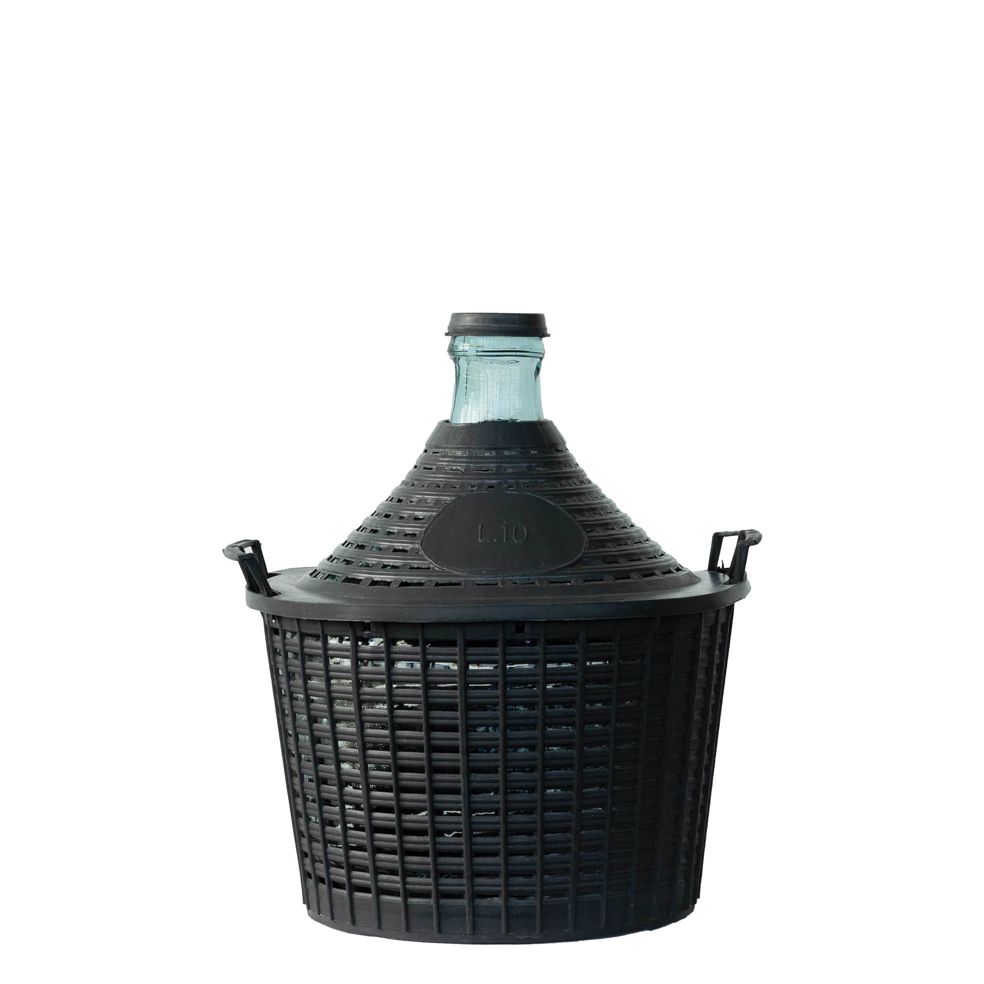 10 l Balon Şişesi Dar Boyun, Cam, Ağız: Kapaklı 10 l Balon Şişesi Dar Boyun, Cam, Ağız: Kapaklı