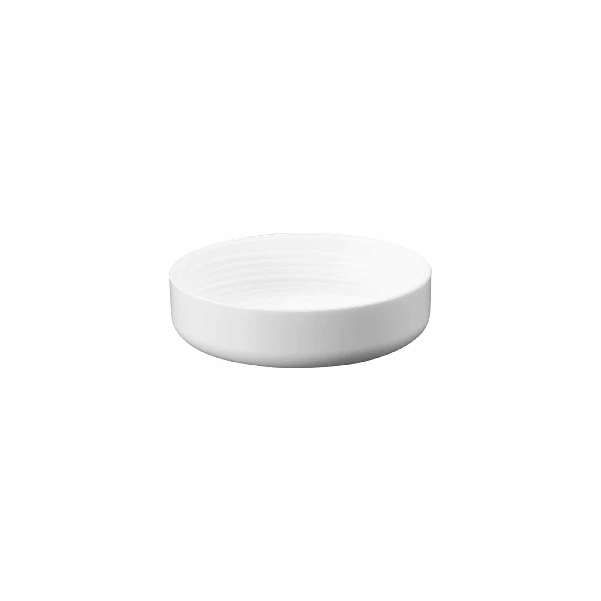 Vida kapak 100 ml 'Bianca' için, PP plastik, beyaz