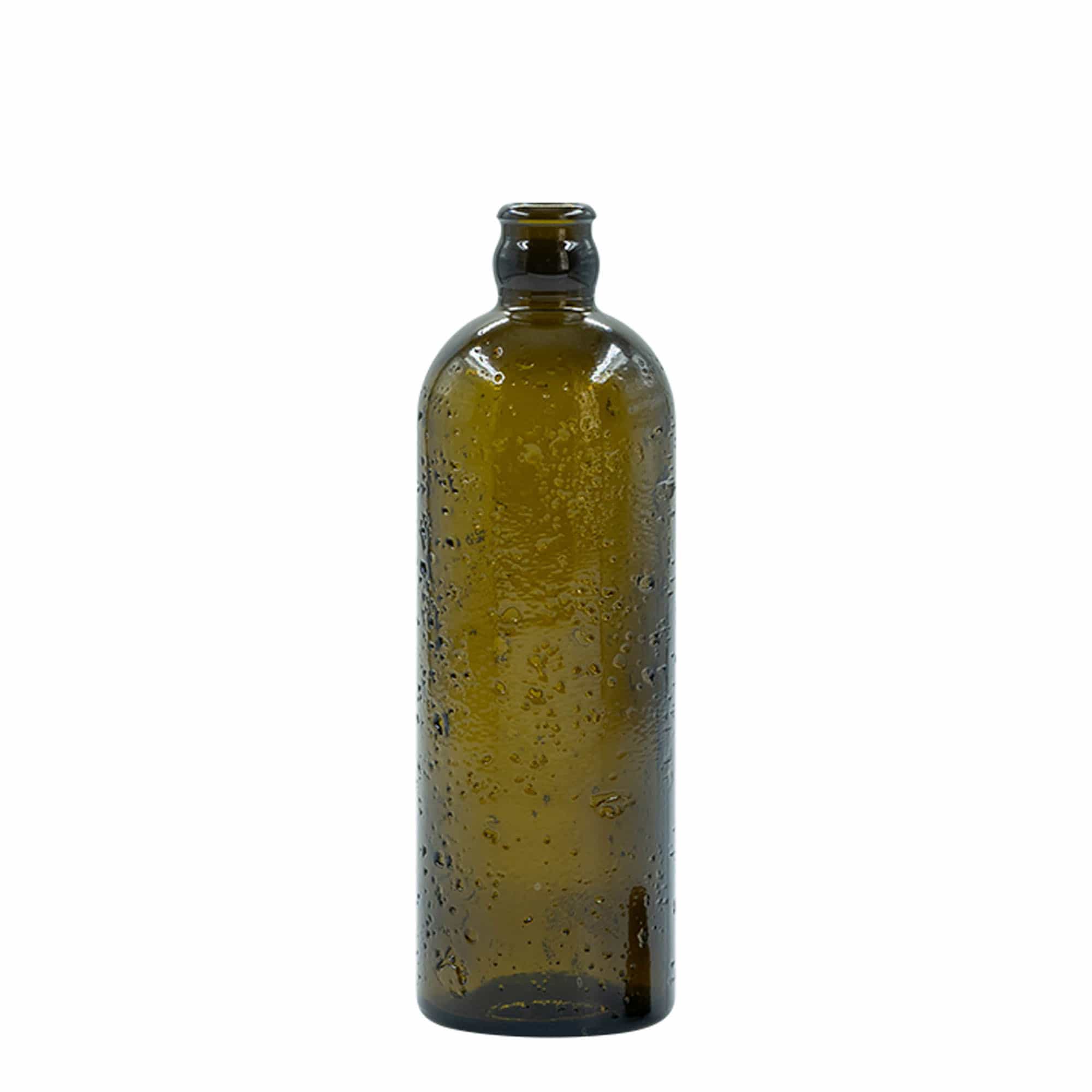 500 ml Wildly Crafted Cam Şişe 'Bobber Jr', kahverengi, Ağız: Mantar
