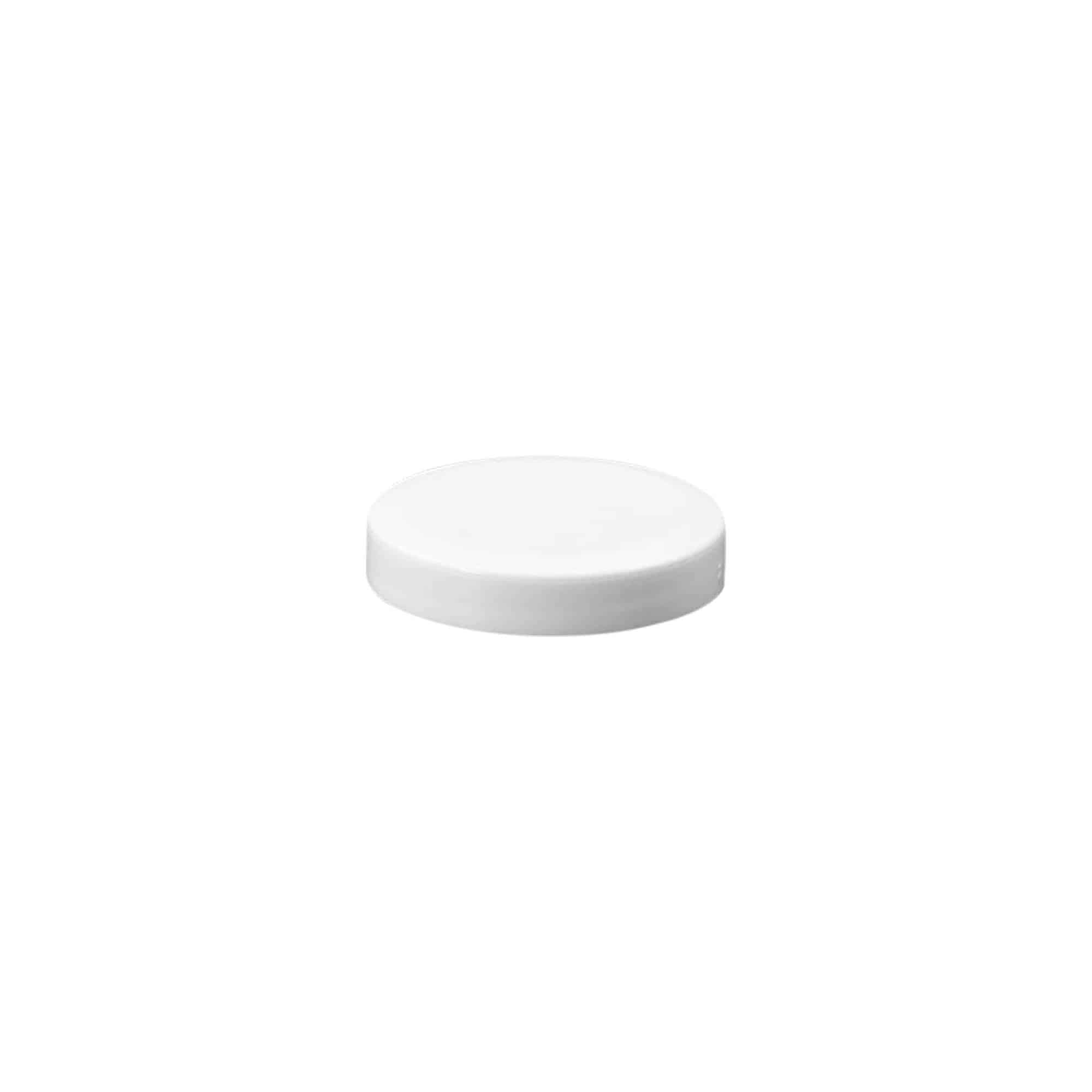 Vidalı kapak 'White Line' 6ml, PP plastik, beyaz Vidalı kapak 'White Line' 6ml, PP plastik, beyaz