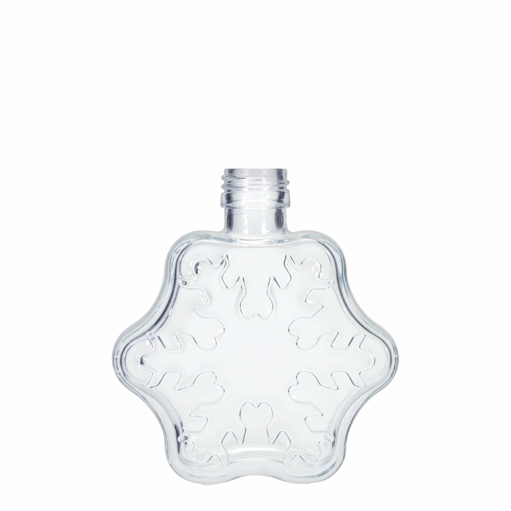 200 ml cam şişe 'Kar Tanesi', ağız: PP 28 200 ml cam şişe 'Kar Tanesi', ağız: PP 28