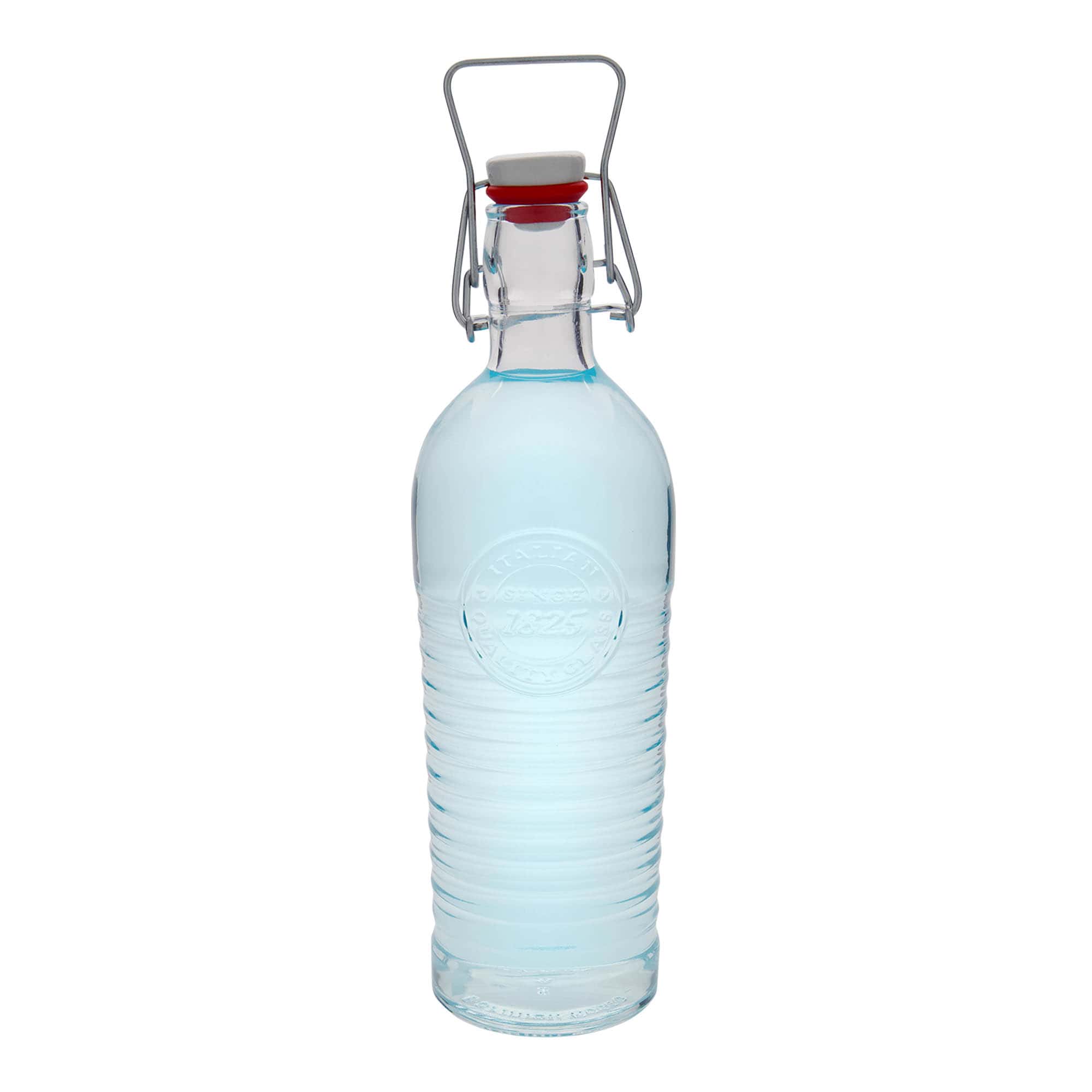 1.200 ml Cam şişe 'Officina 1825', Ağız: Mandallı kapak