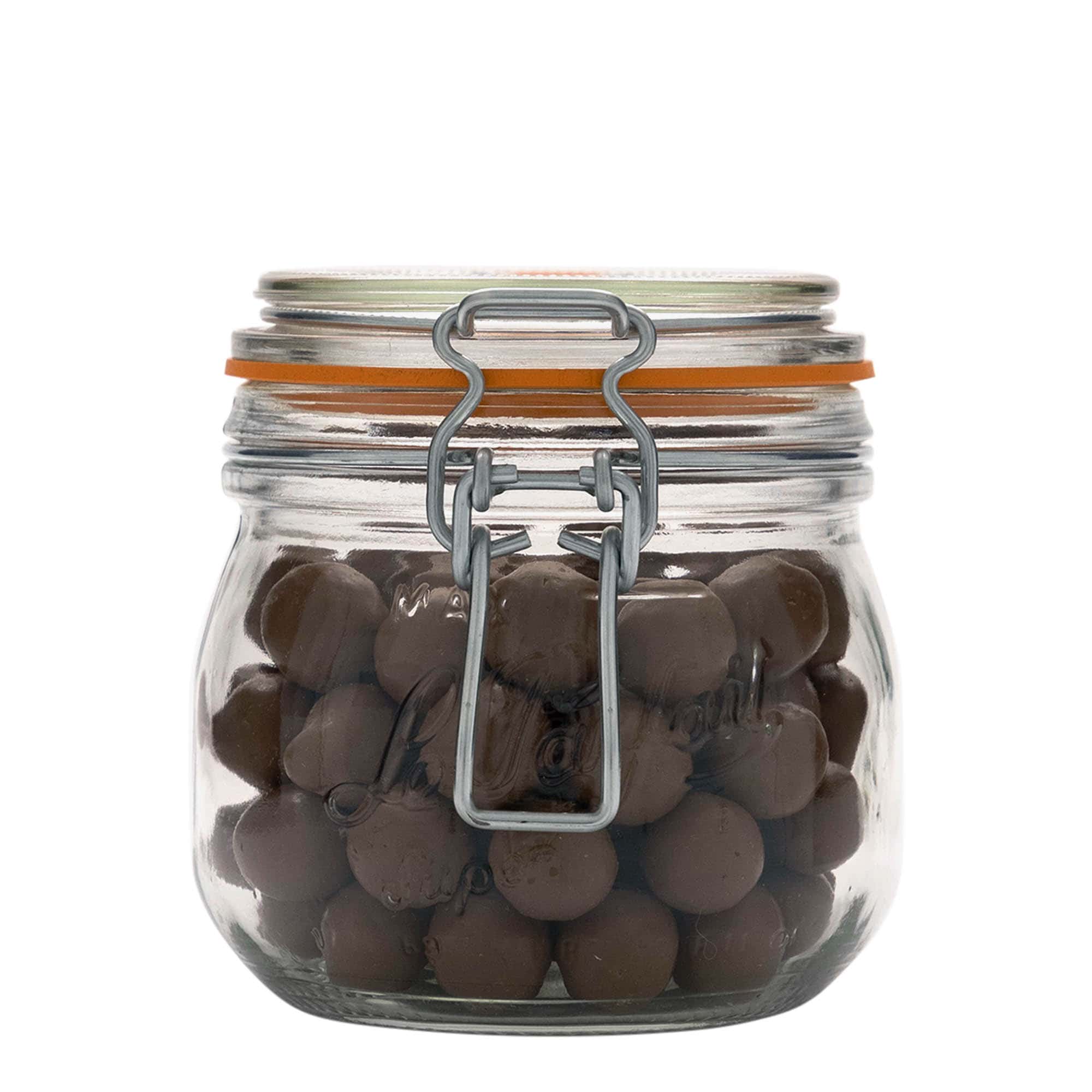 500 ml Tel Mandallı Kavanoz 'Le Parfait Super Bocal', Ağız: Tel Mandallı Kapatma