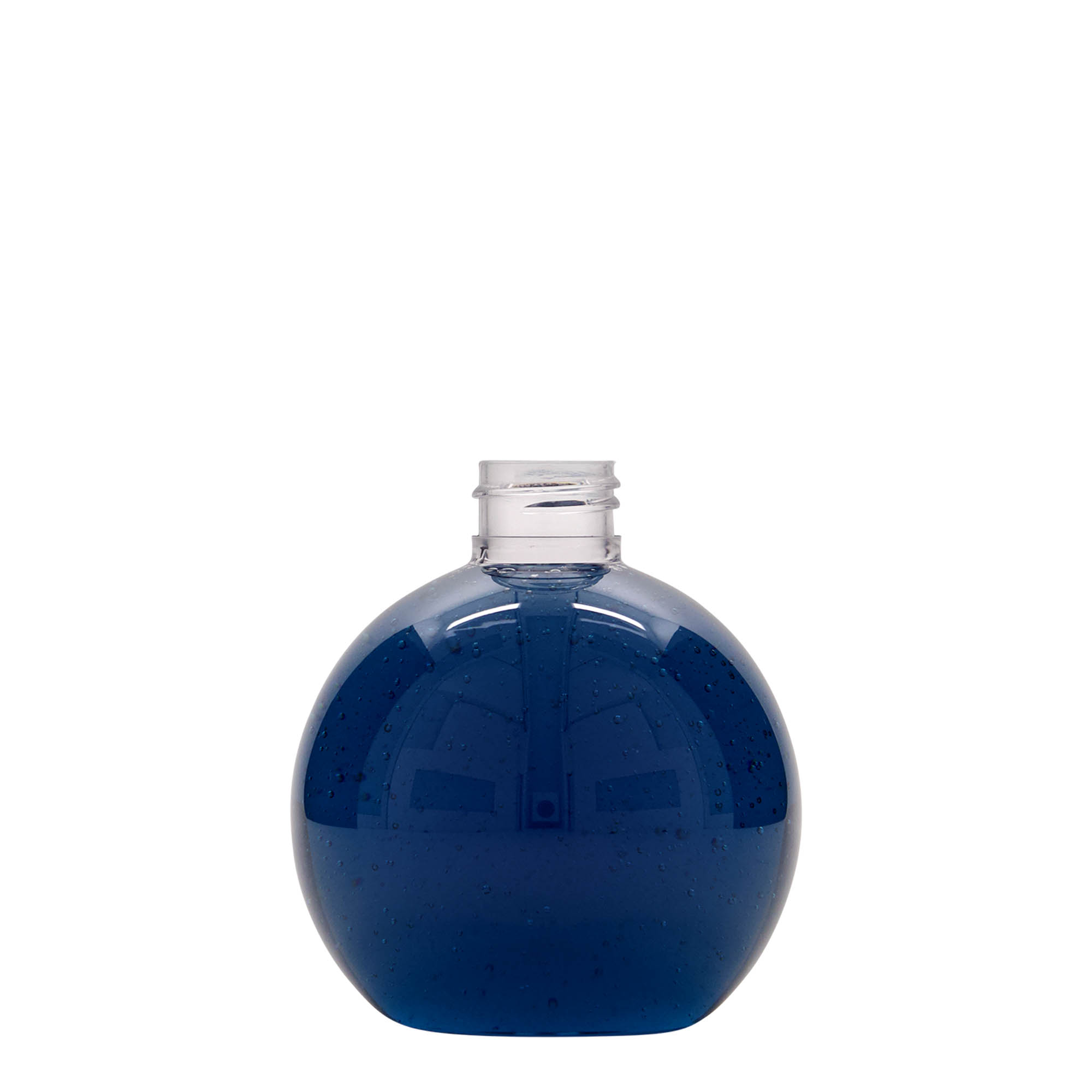 250 ml PET Şişe 'Perry', yuvarlak, plastik, ağız: 24/410