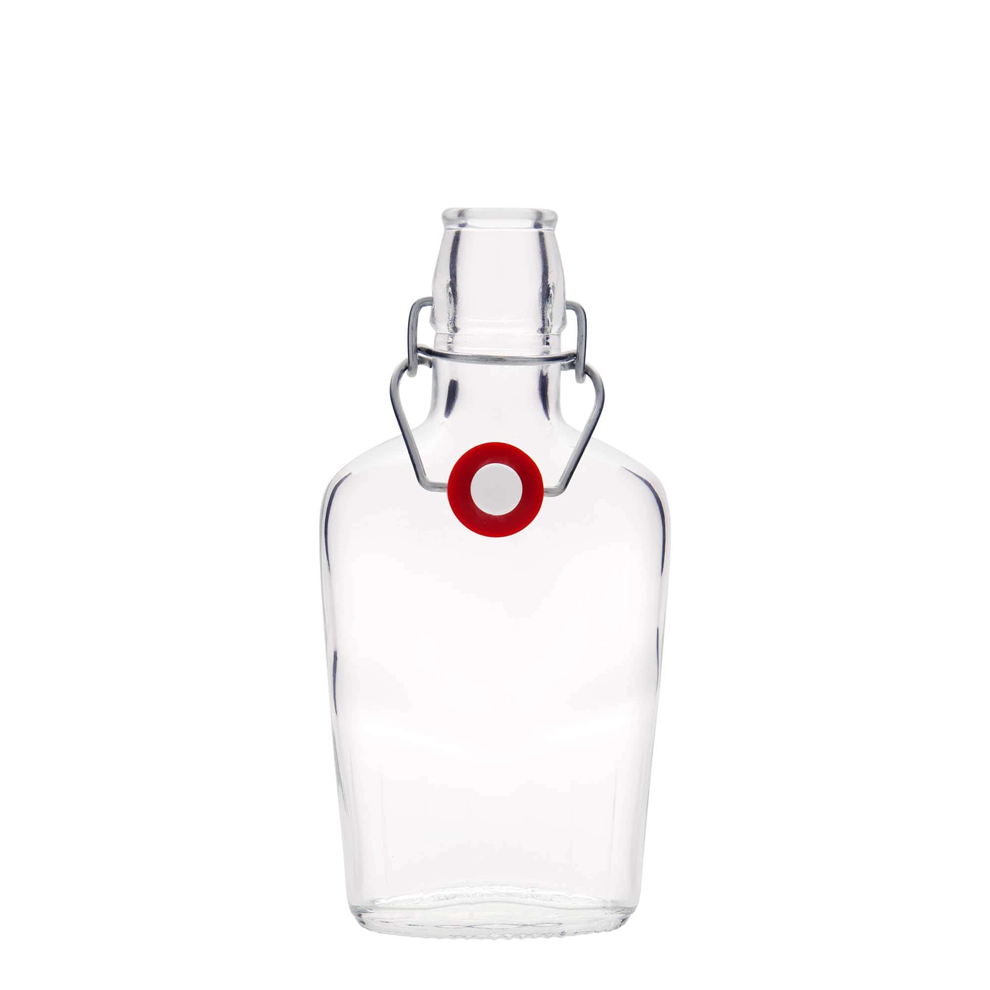 250 ml cam şişe 'Fiaschetta', oval, ağız: mandallı kapak 250 ml cam şişe 'Fiaschetta', oval, ağız: mandallı kapak