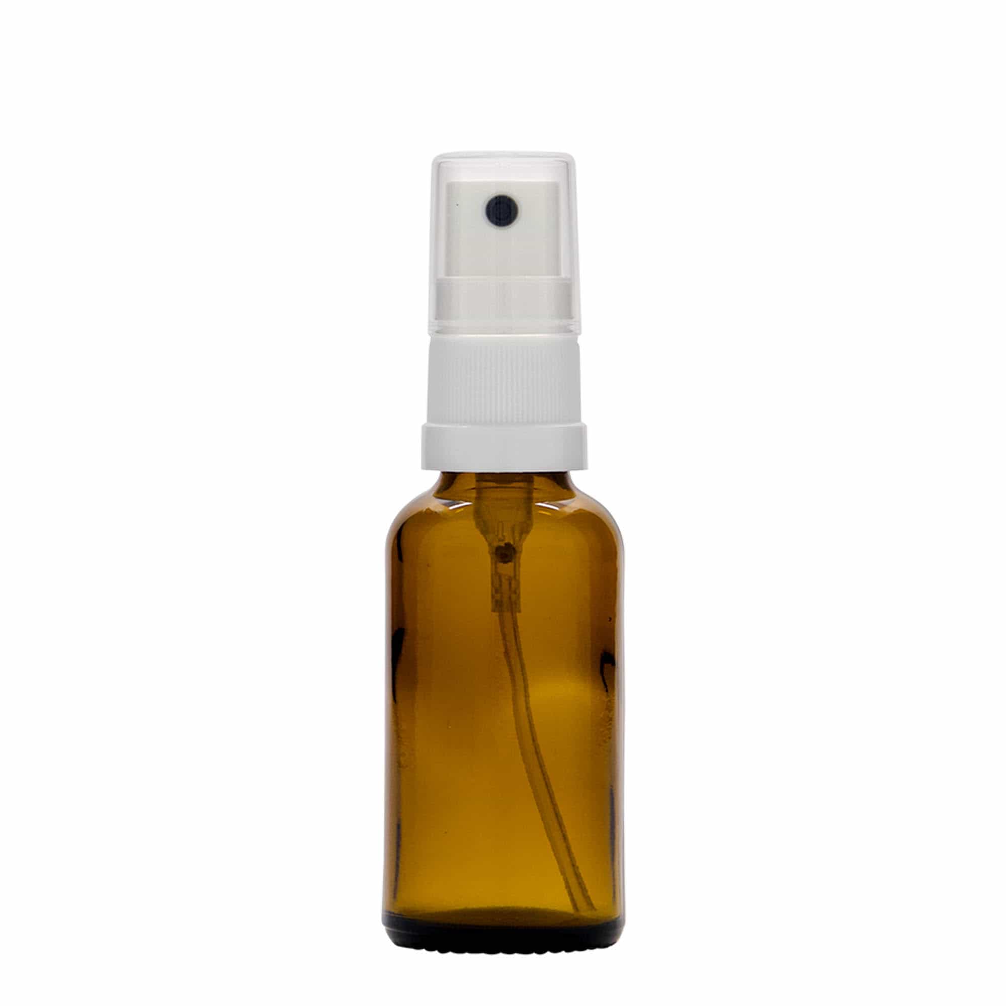 30 ml Sprey Şişesi Tıbbi, Cam, Kahverengi, Ağız: DIN 18
