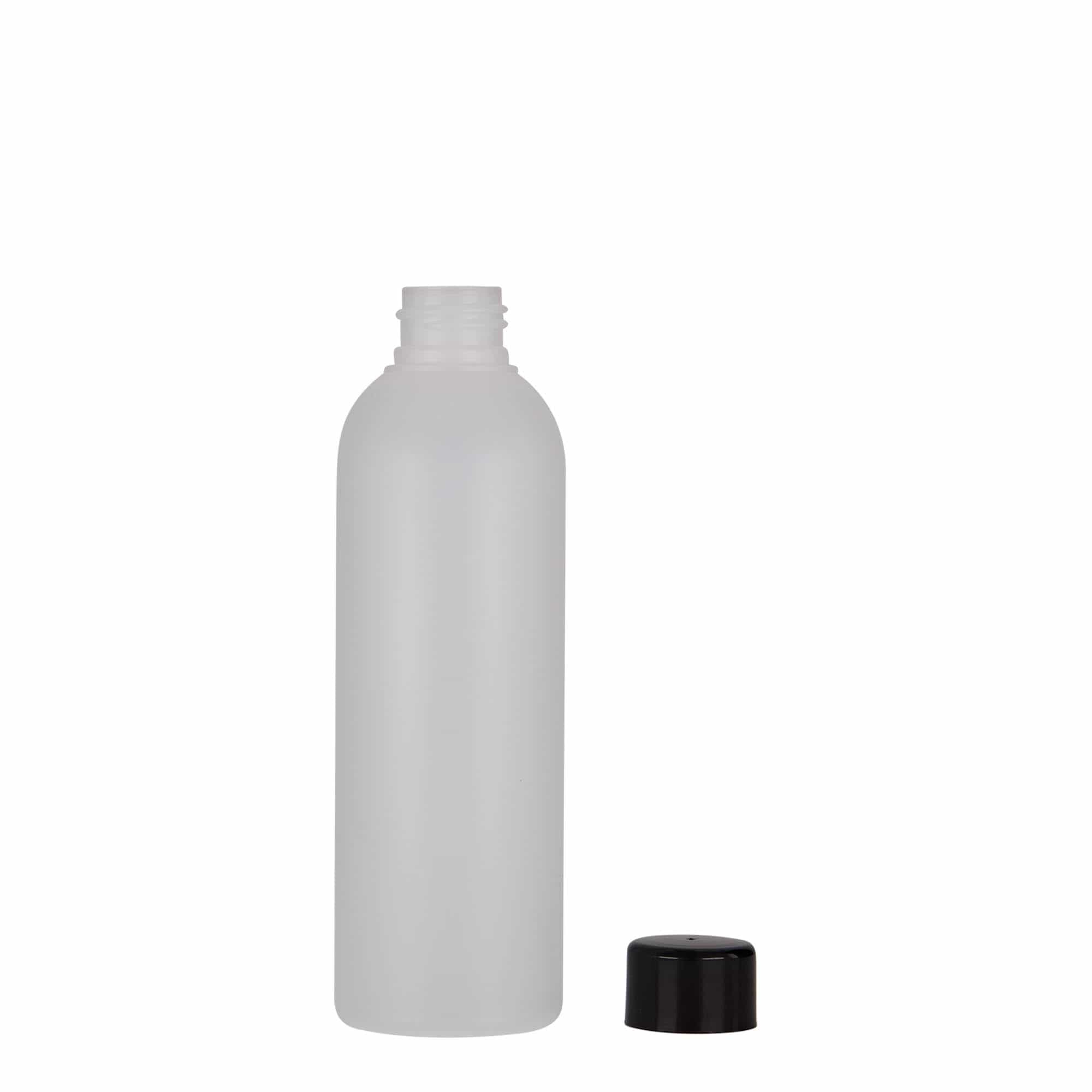 200 ml plastik şişe 'Tuffy', HDPE, doğal, ağız: 24/410
