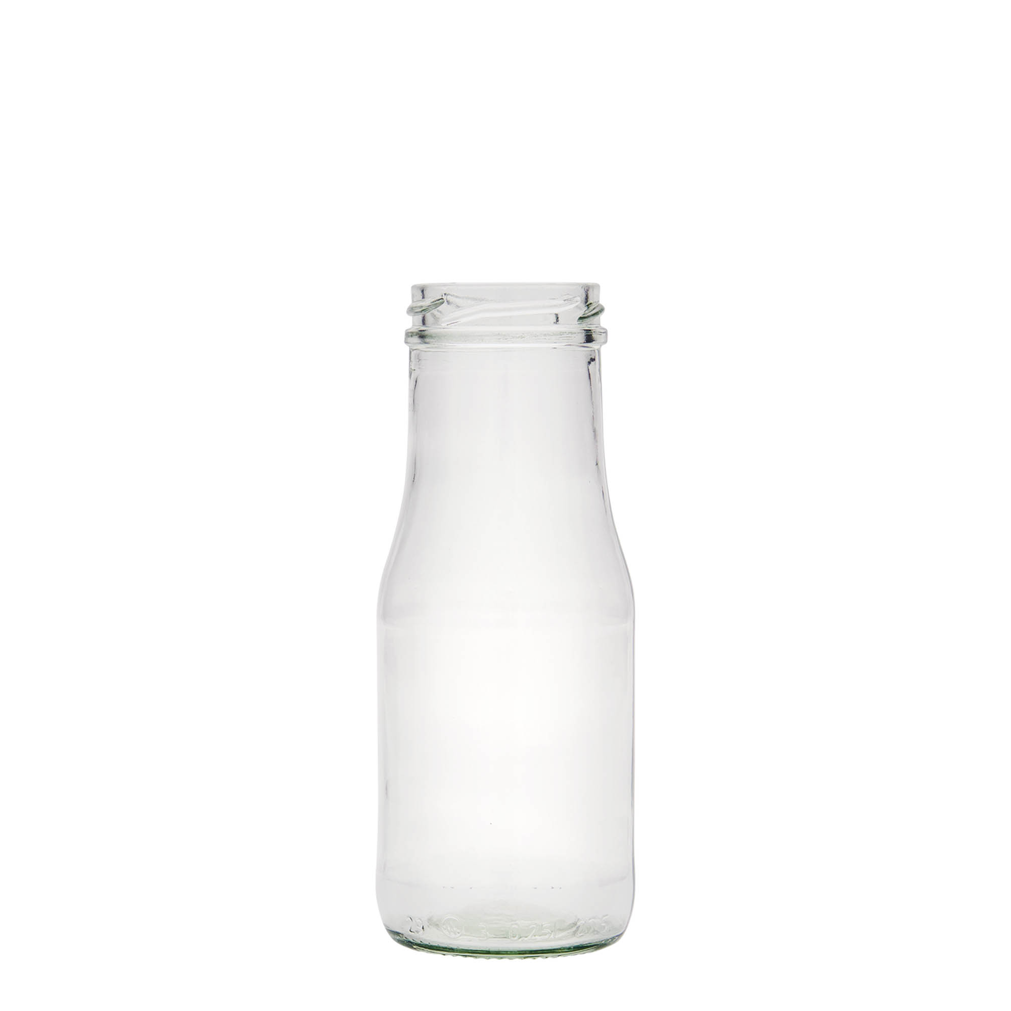 250 ml Cam Şişe Susann, Ağız: Vidalı Kapak (TO 48) 250 ml Cam Şişe Susann, Ağız: Vidalı Kapak (TO 48)