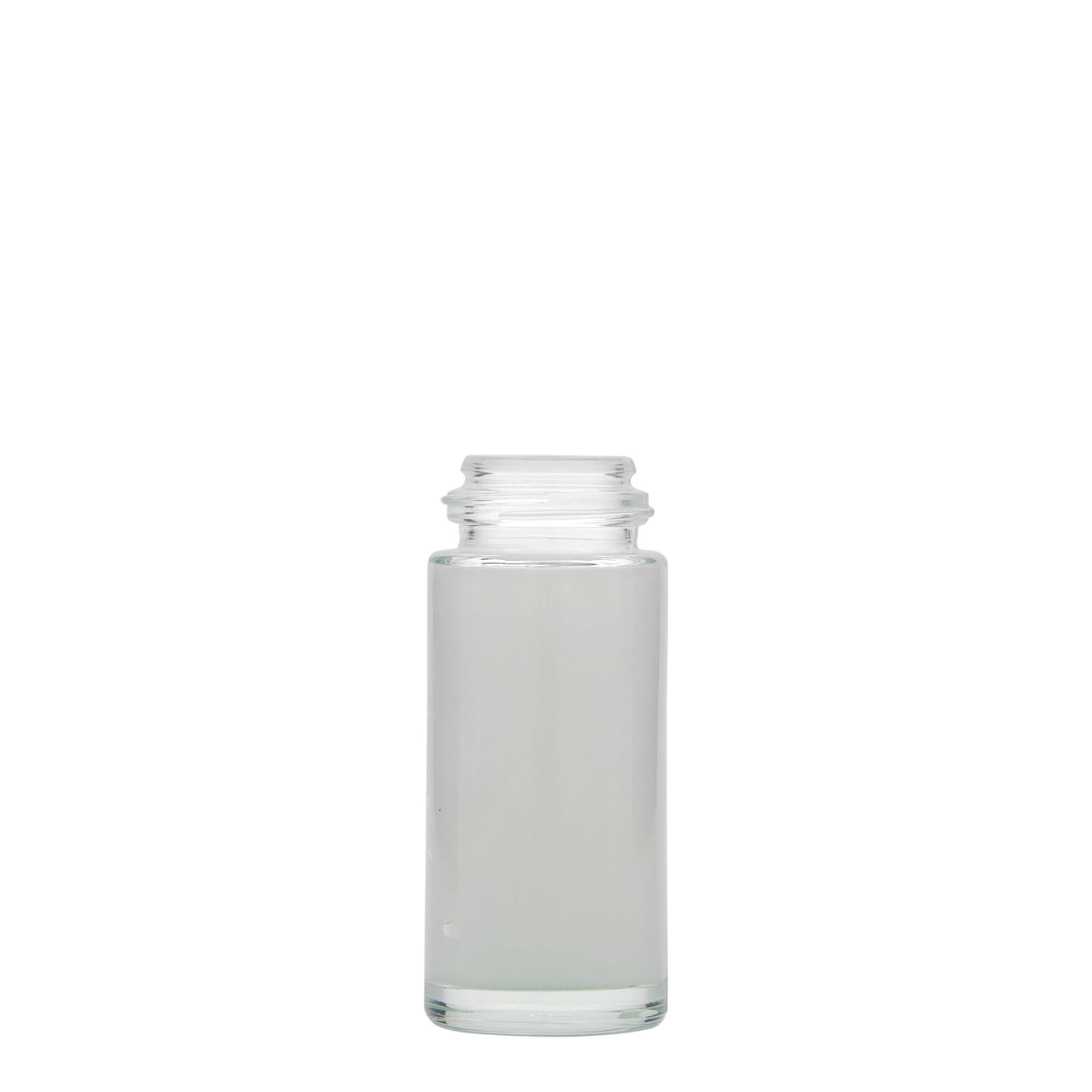50 ml Roll-On şişe, cam, ağız: vidalı kapak