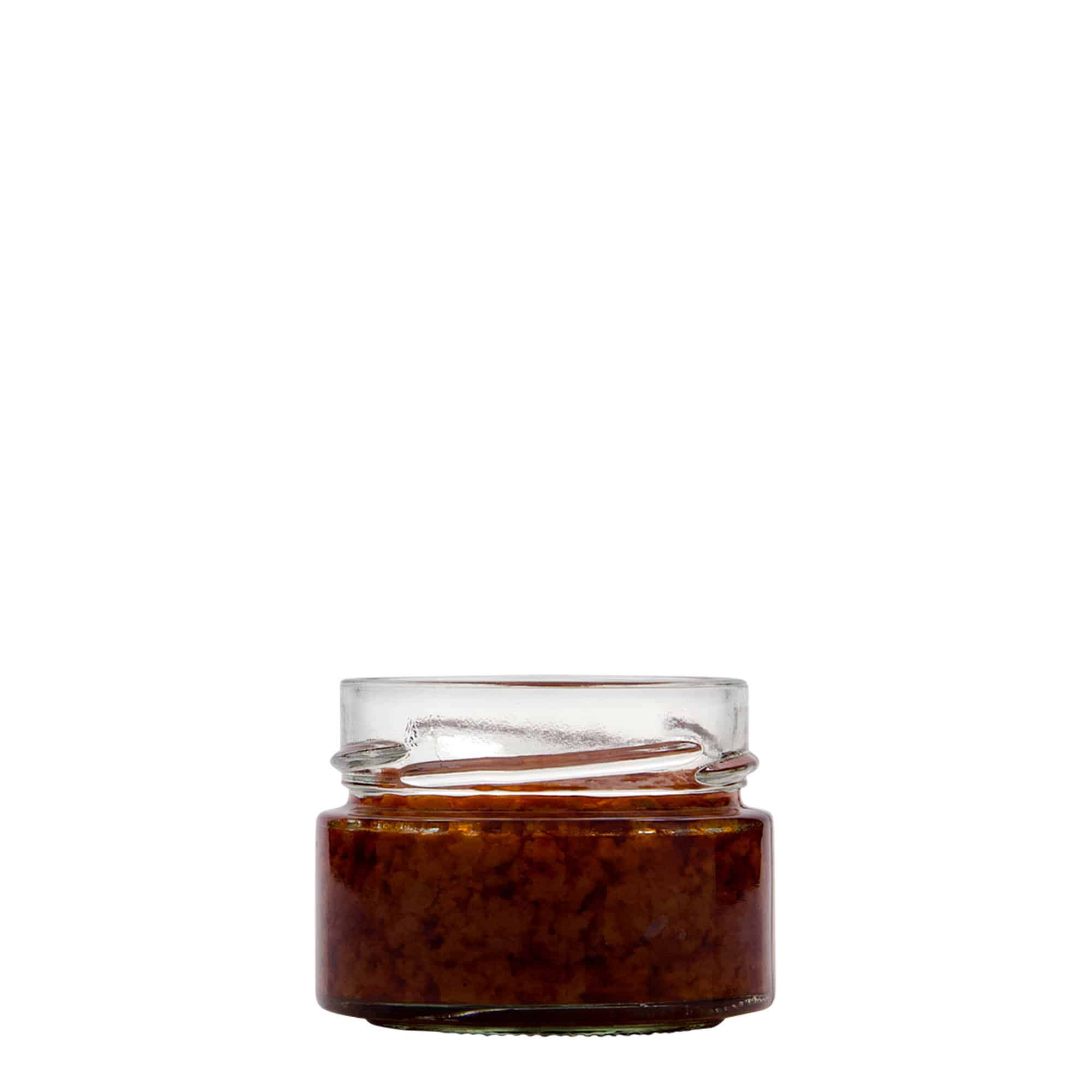 130 ml Yuvarlak Cam 'Aurora', Ağız: Deep-Twist-Off (DTO 66)