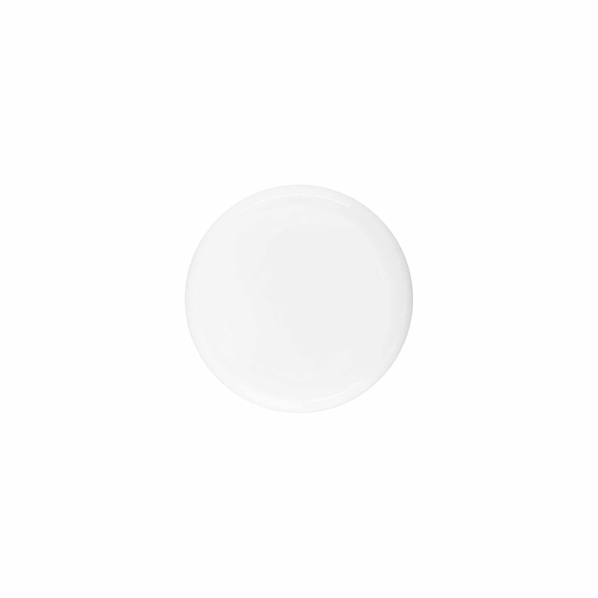 Vida kapak 50 ml 'Bianca' için, PP plastik, beyaz