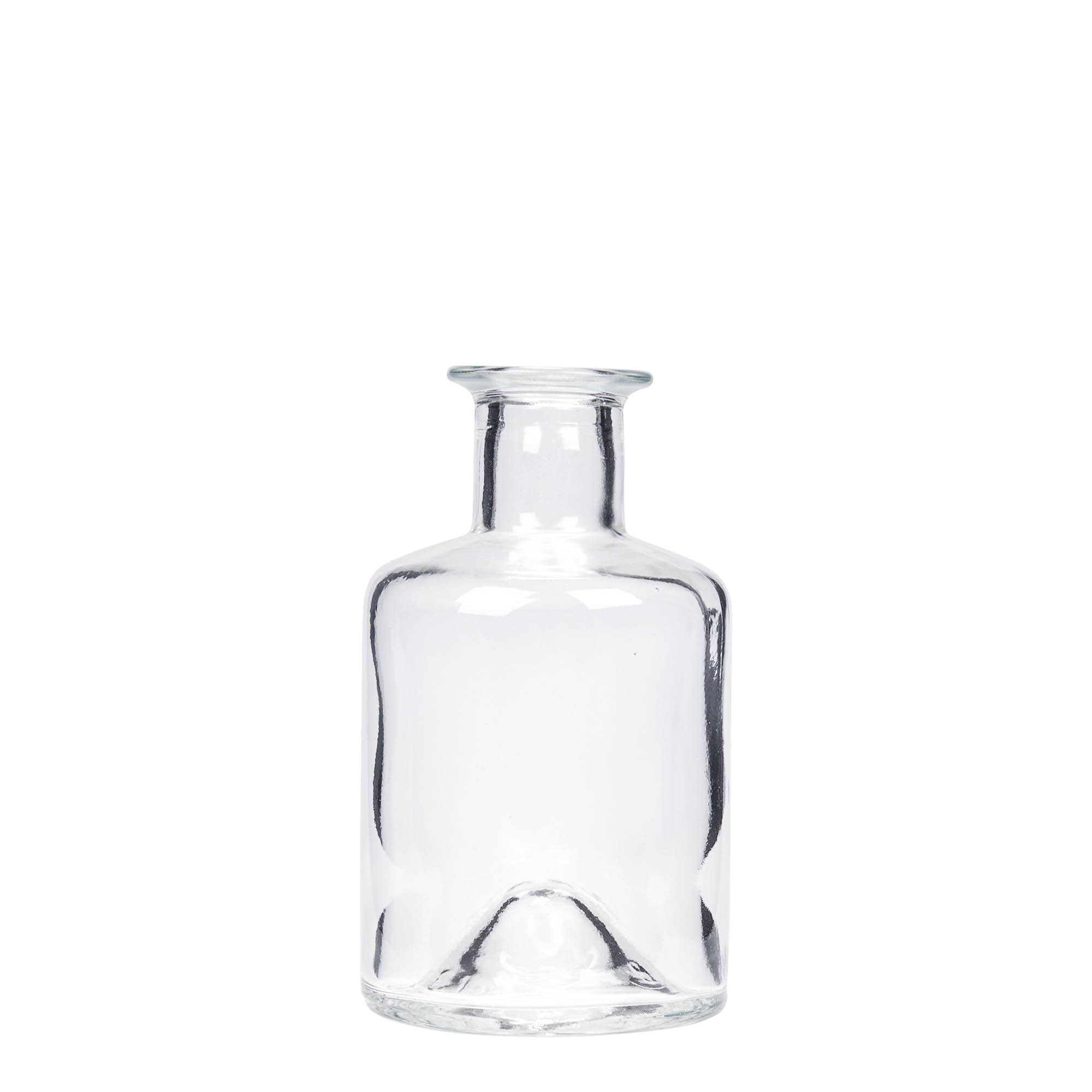 200 ml cam şişe eczacı, ağız: mantar