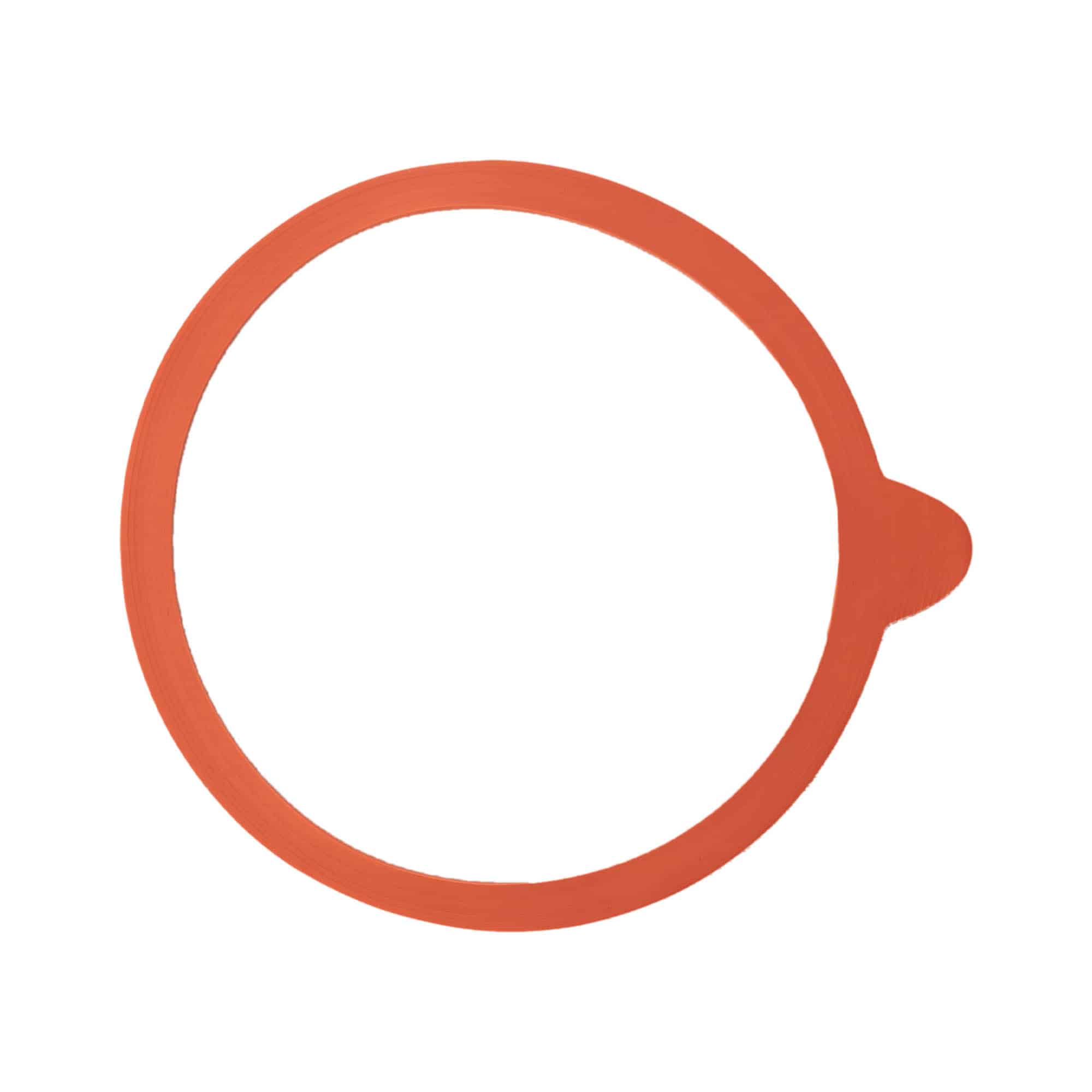 WECK Konserve Halkası RR120, kırmızı, Ağız: Yuvarlak Kenar