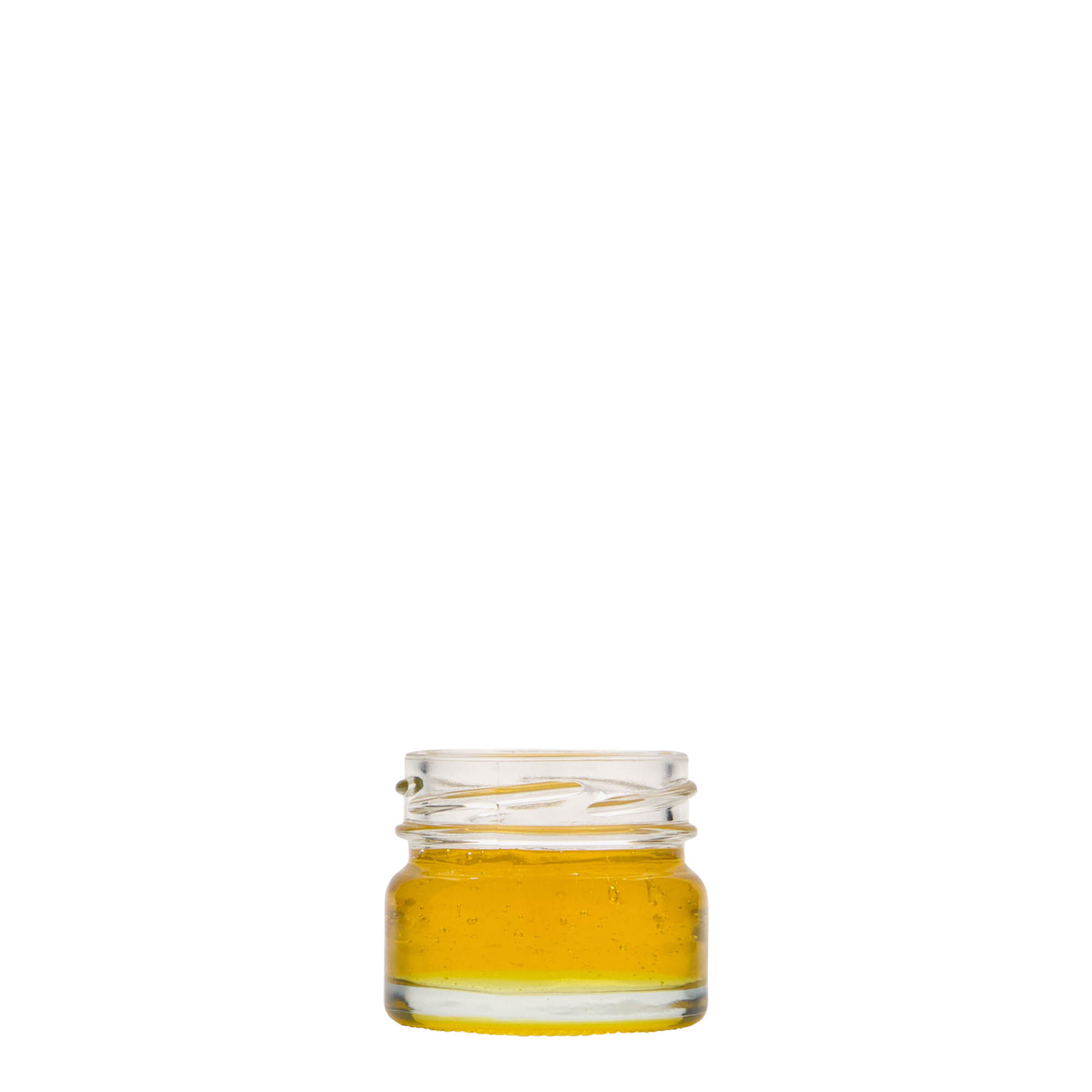 30 ml düz yuvarlak cam, ağız: Twist-Off (TO 43)