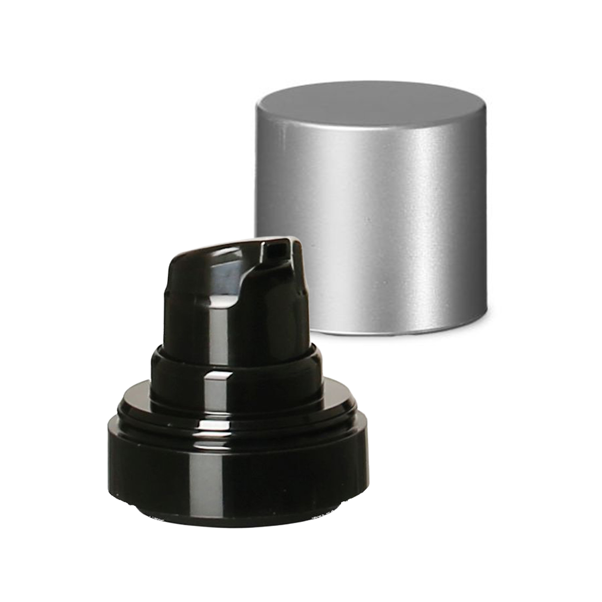 Airless Dispenser Pompa Kafası 'Micro', PP-Plastik, siyah