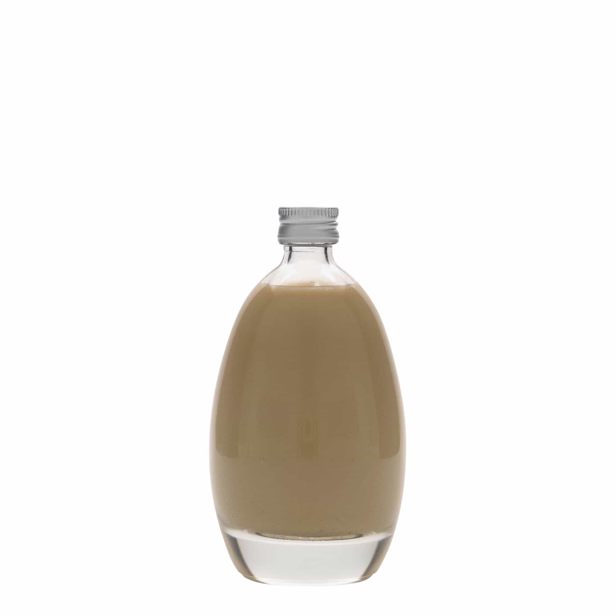 100 ml cam şişe 'Yumurta', ağız: PP 18