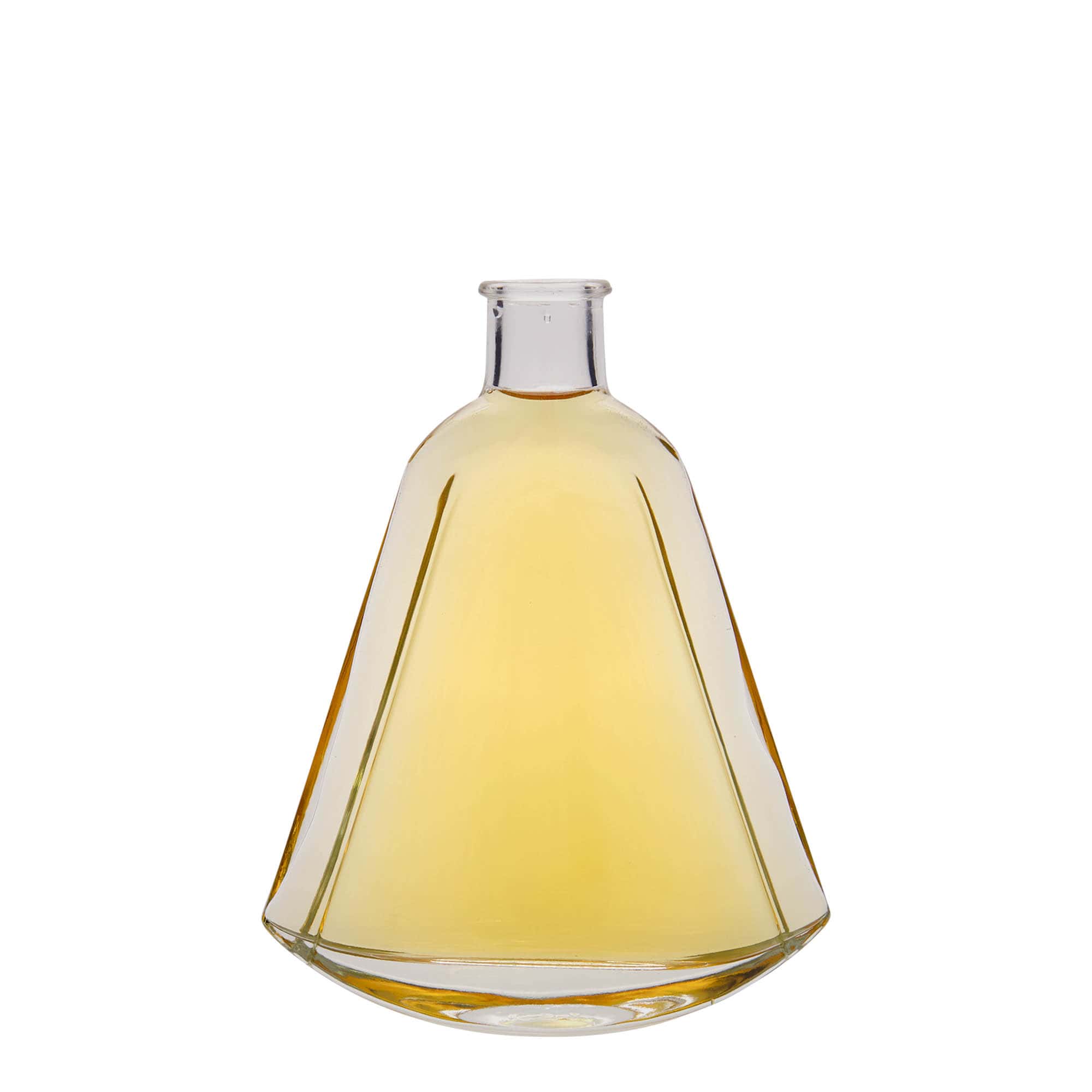 200 ml cam şişe 'Maurizio', oval, ağız: mantar