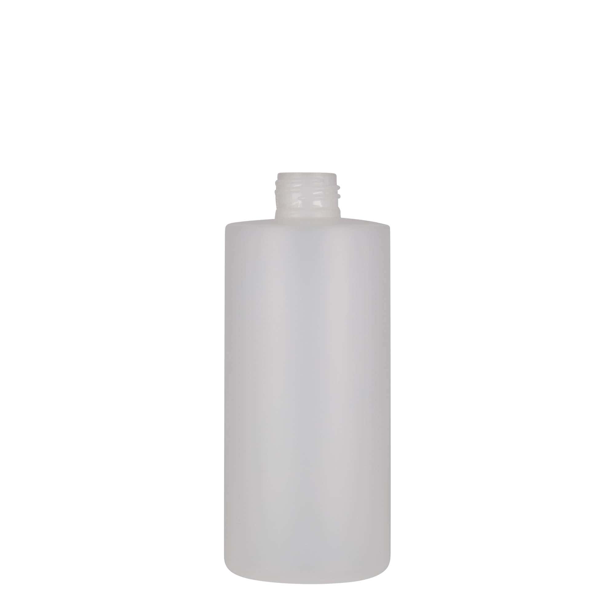 300 ml plastik şişe 'Pipe', HDPE, beyaz, ağız: 24/410