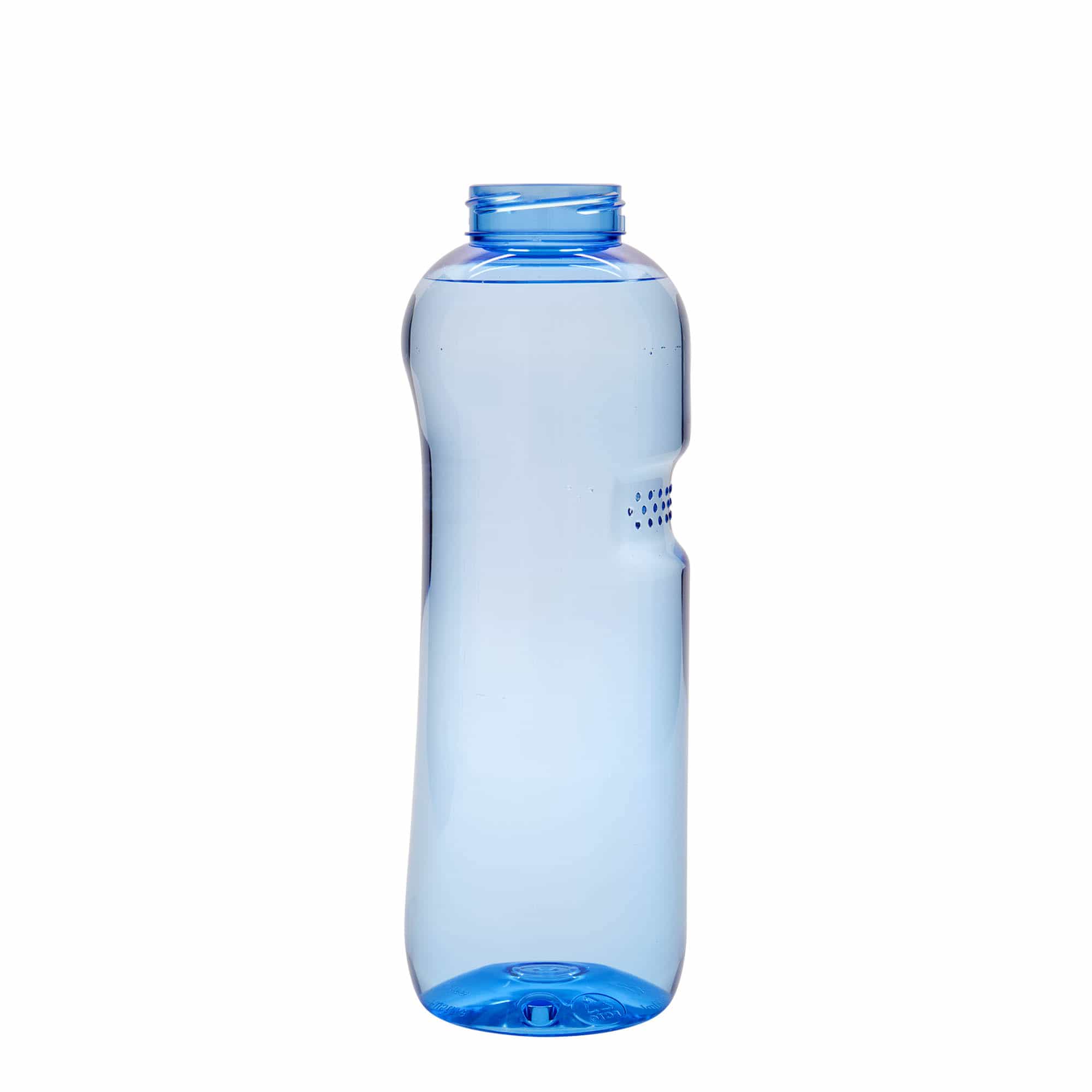 1.000 ml PET içme şişesi 'Kavodrink', plastik, mavi