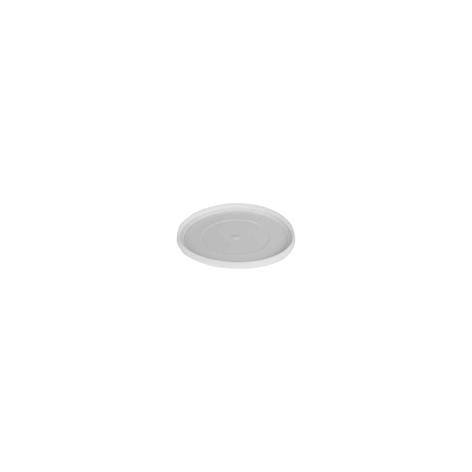Kapak diski 50 ml 'Bianca' için, PP plastik, beyaz