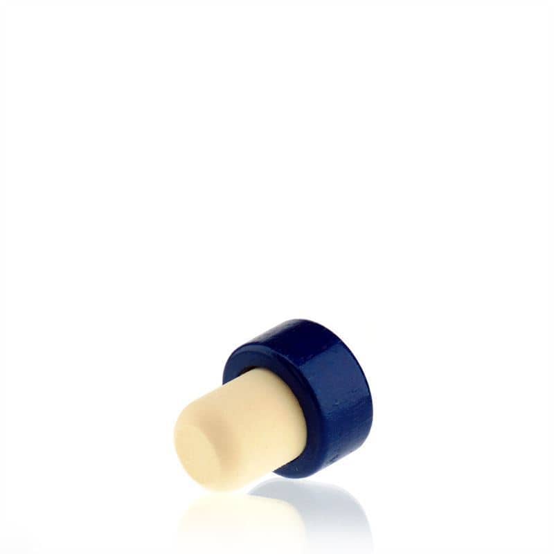 Sap mantarı 19 mm, Ahşap/Plastik, mavi, ağız için: Mantar