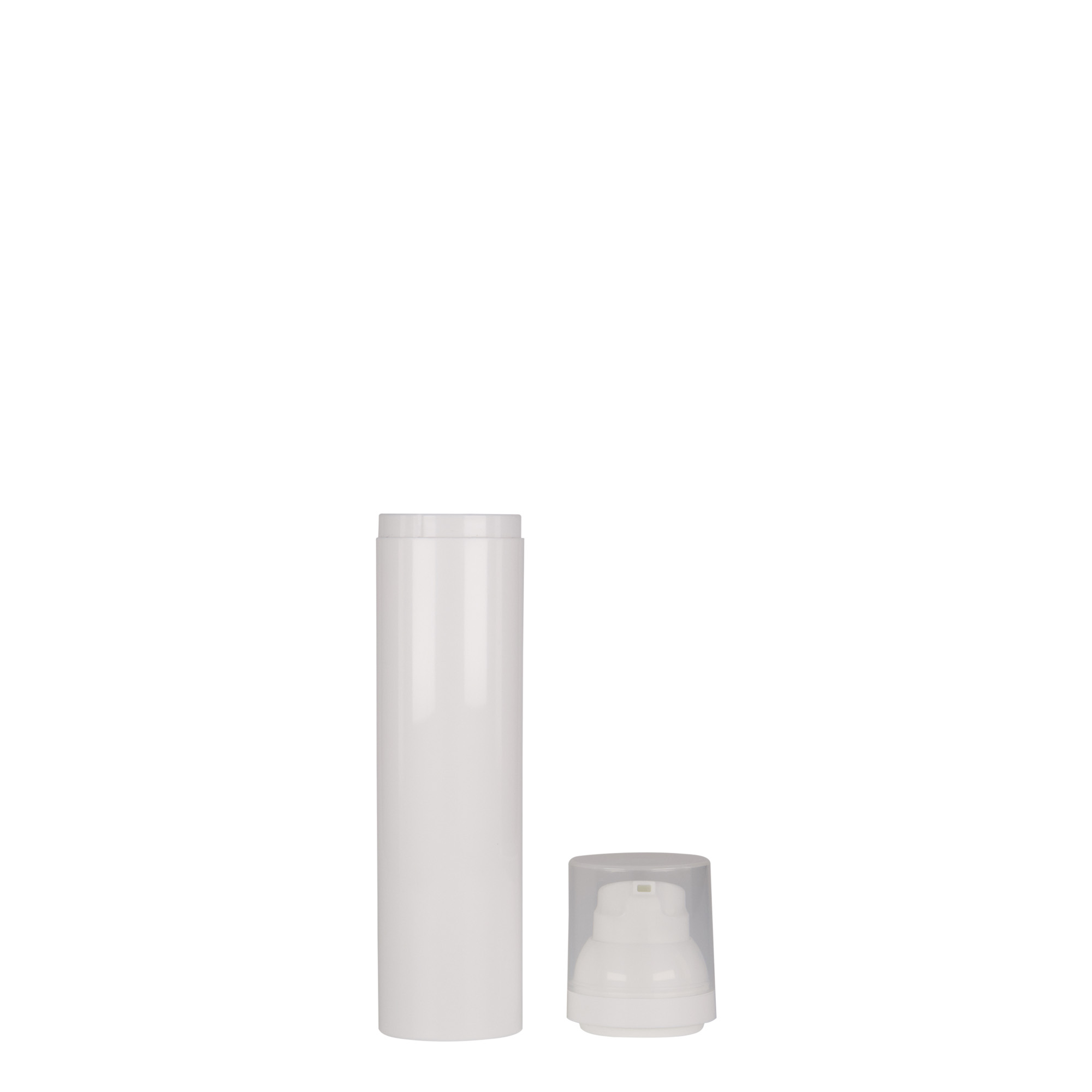 100 ml Airless Dispenser 'Mezzo', PP-plastik, beyaz 100 ml Airless Dispenser 'Mezzo', PP-plastik, beyaz