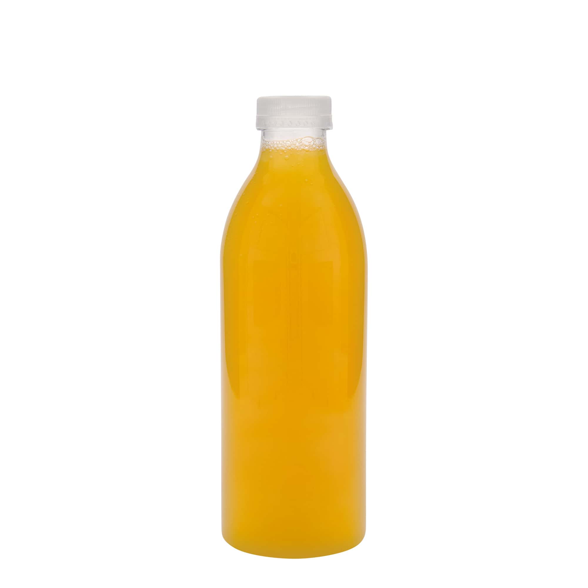 1.000 ml PET Şişe Standart, Plastik, Ağız: 38 mm