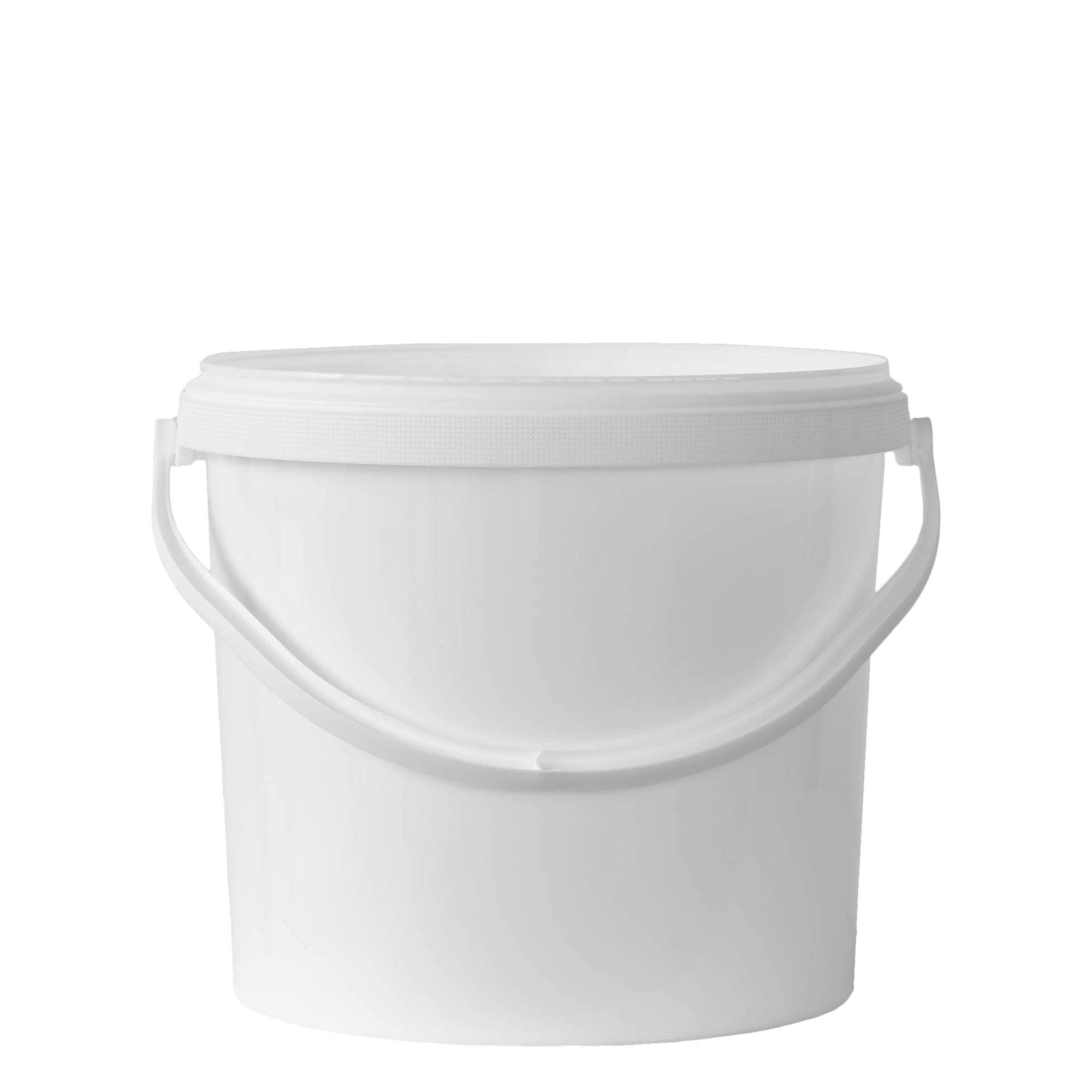 12,5 l kova, PP plastik, beyaz
