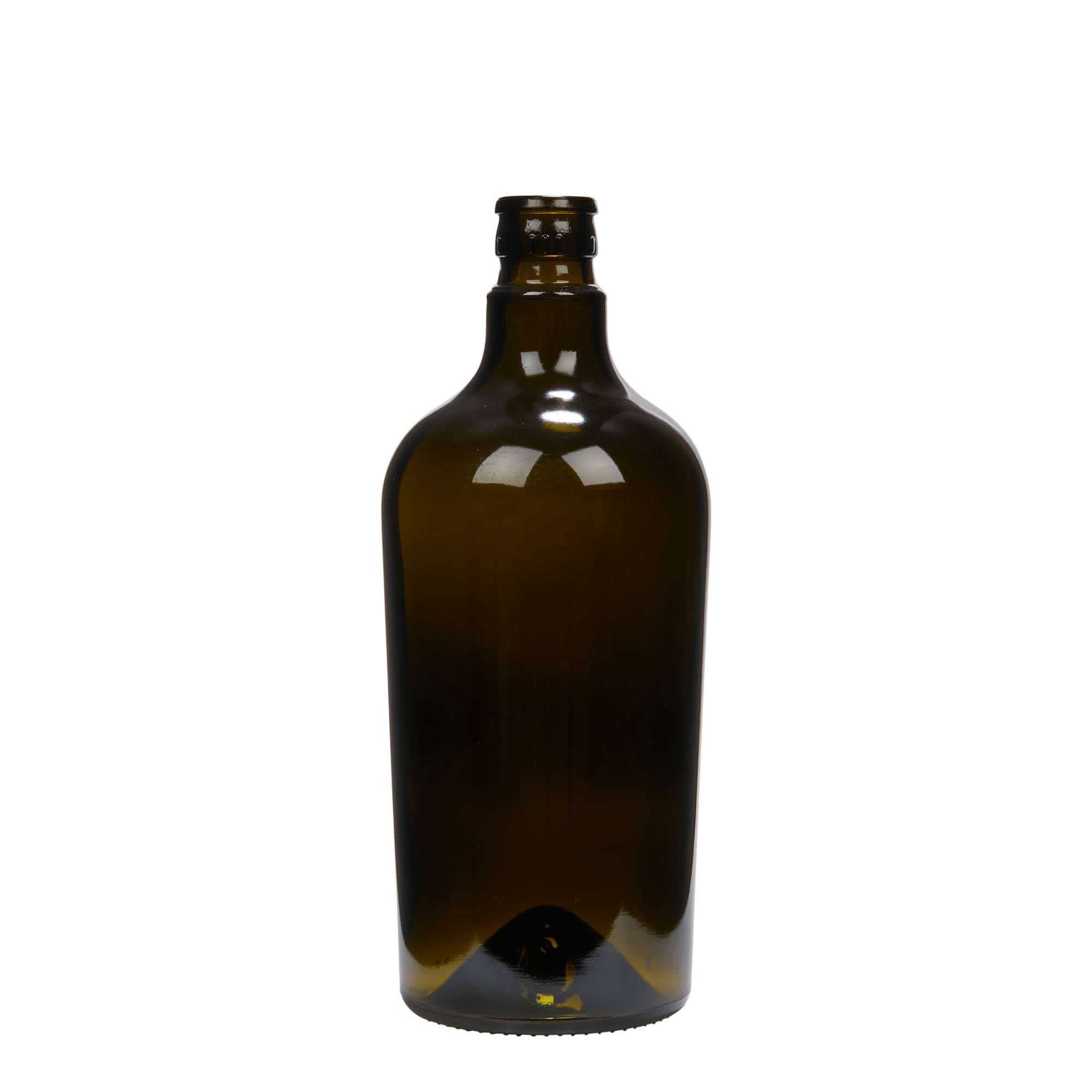 750 ml Sirke-/Yağ Şişesi 'Oleum', Cam, antik yeşil, Ağız: DOP 750 ml Sirke-/Yağ Şişesi 'Oleum', Cam, antik yeşil, Ağız: DOP